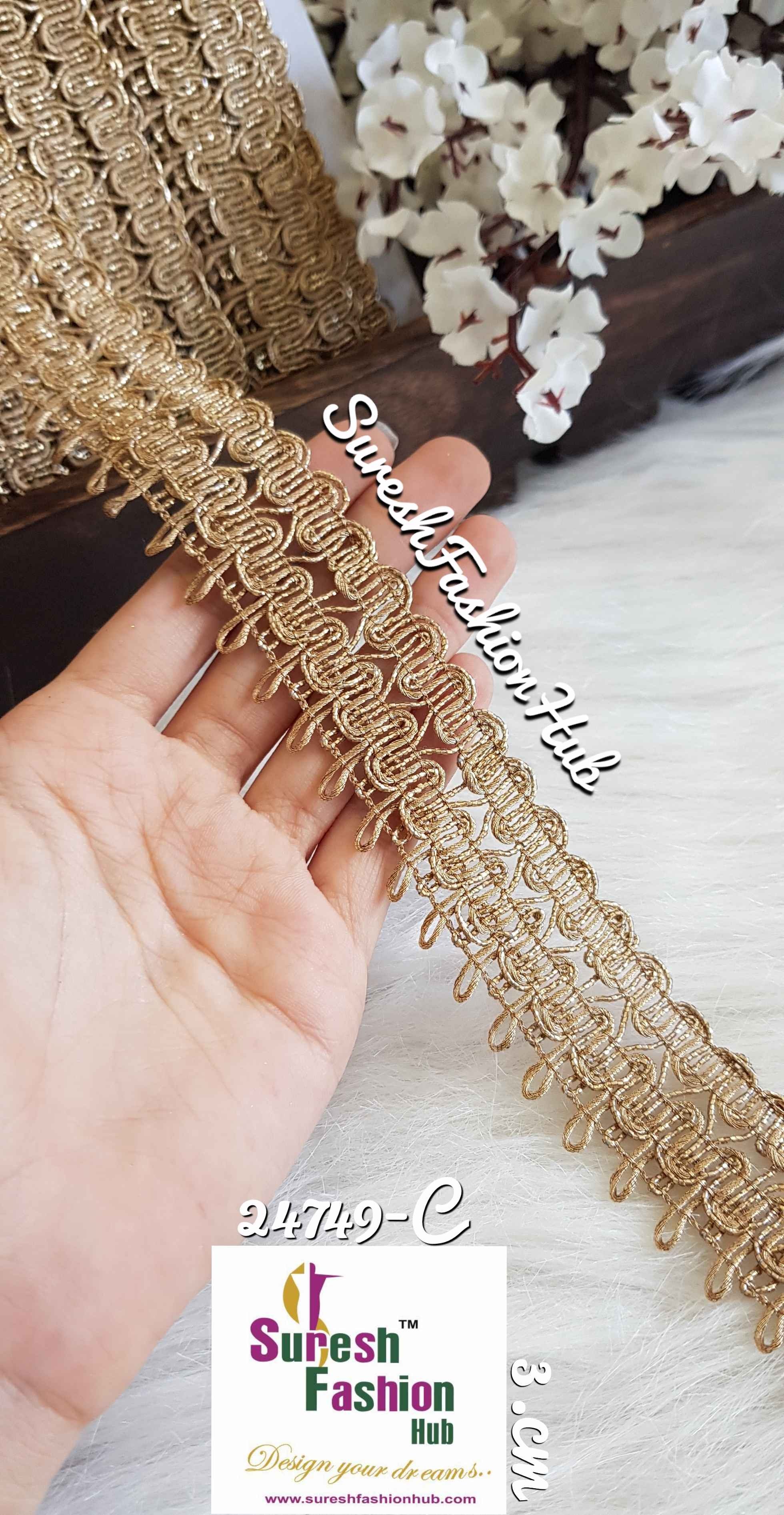 Ornate Decoration Pearl Trim