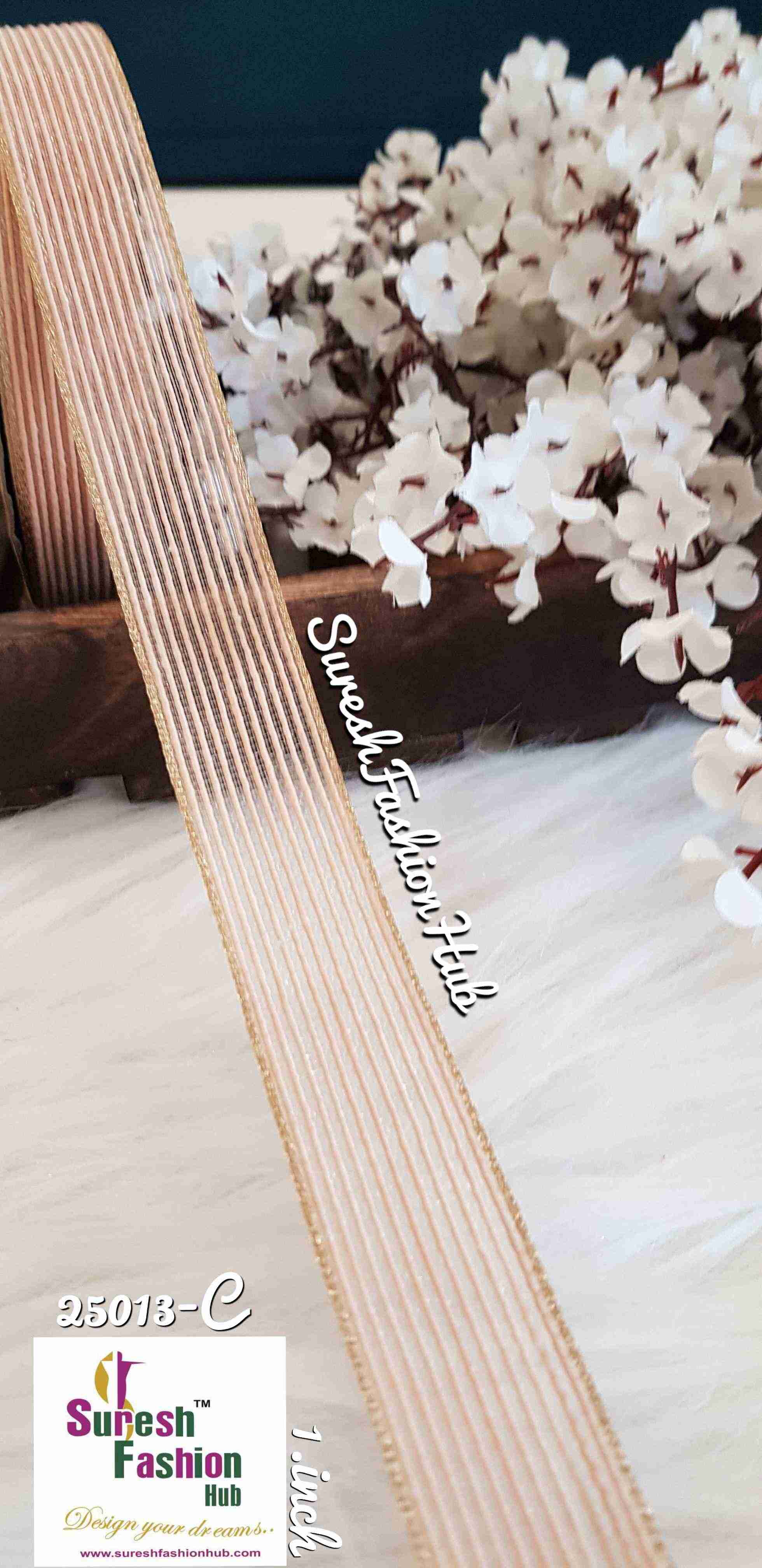 Peach Color Decorative Thick Strap Trim