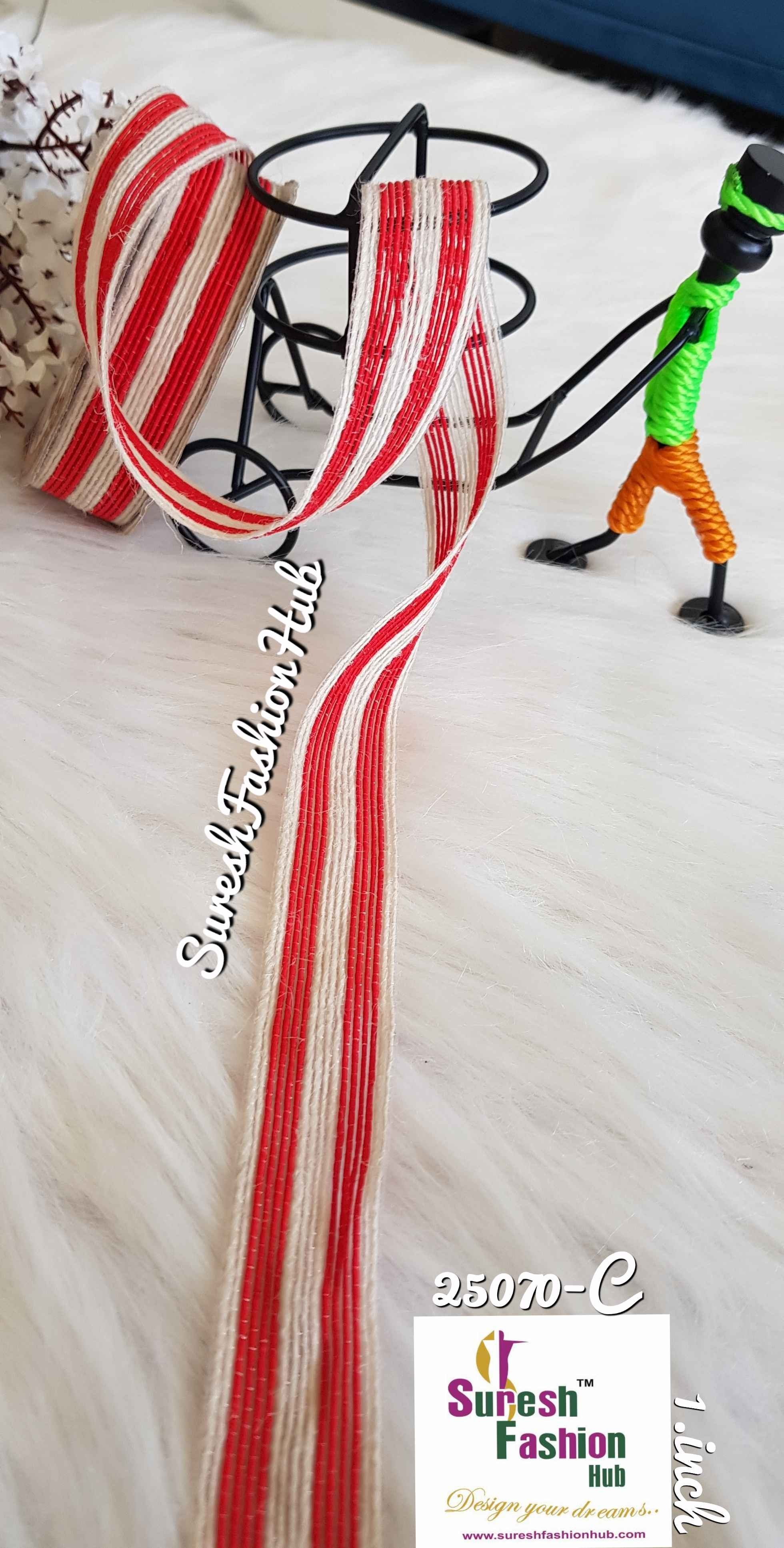 Red & White Stripes Delicate Trim