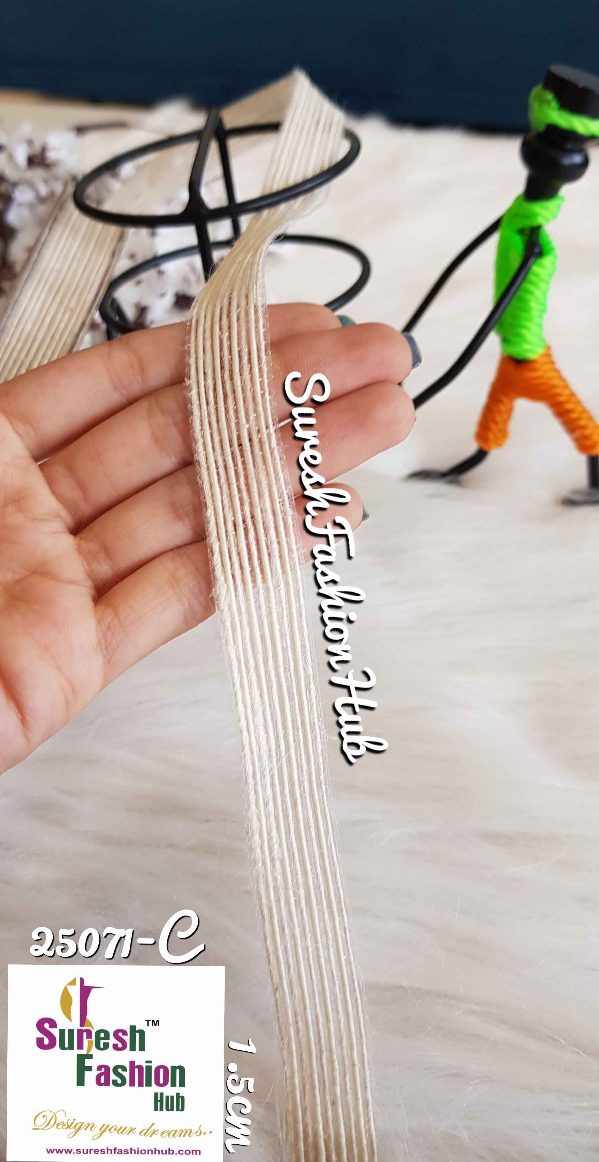 Delicate White Thin Strap Trim