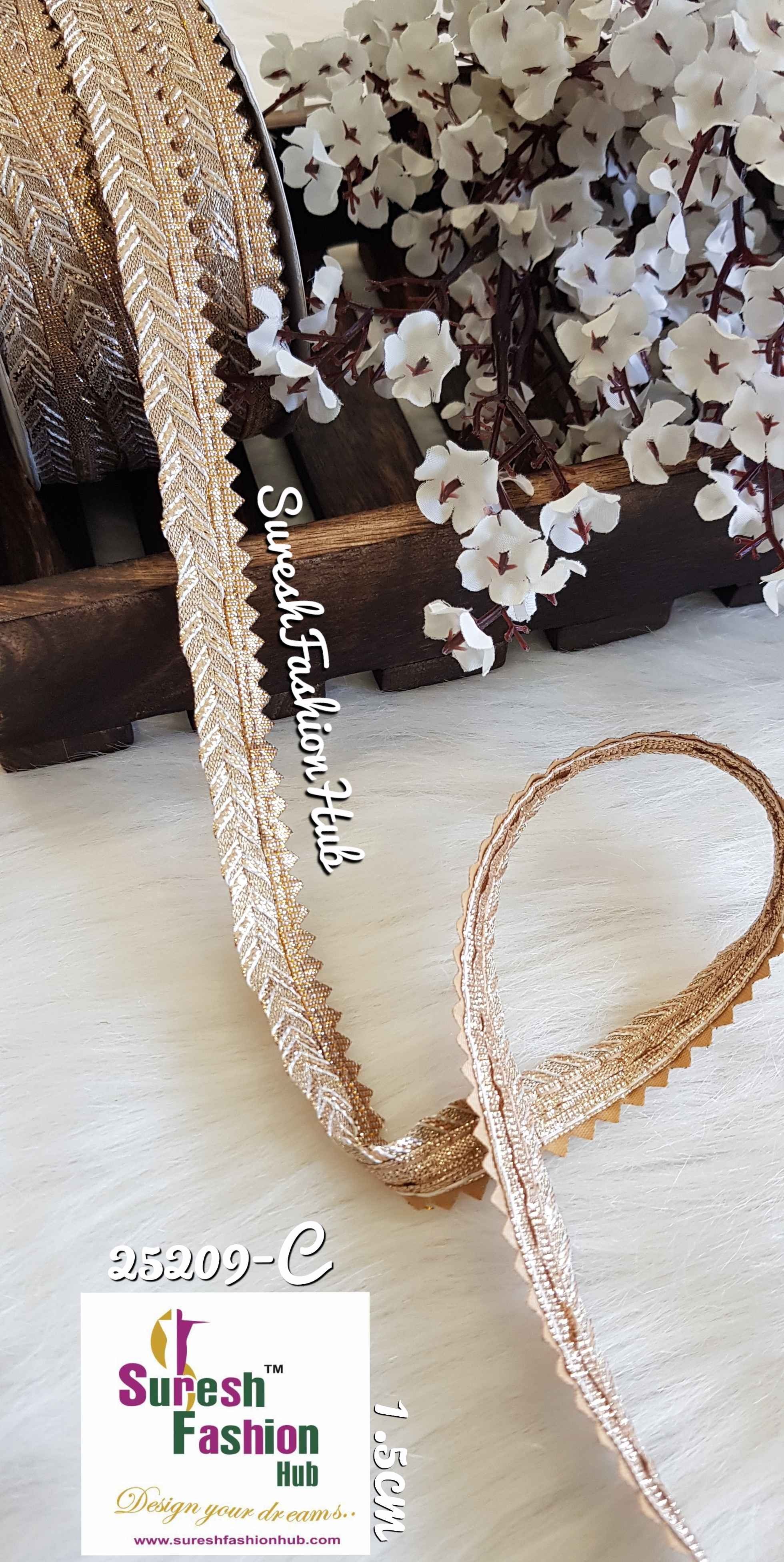 Precisely Crafted Embellished Rose gold Trim