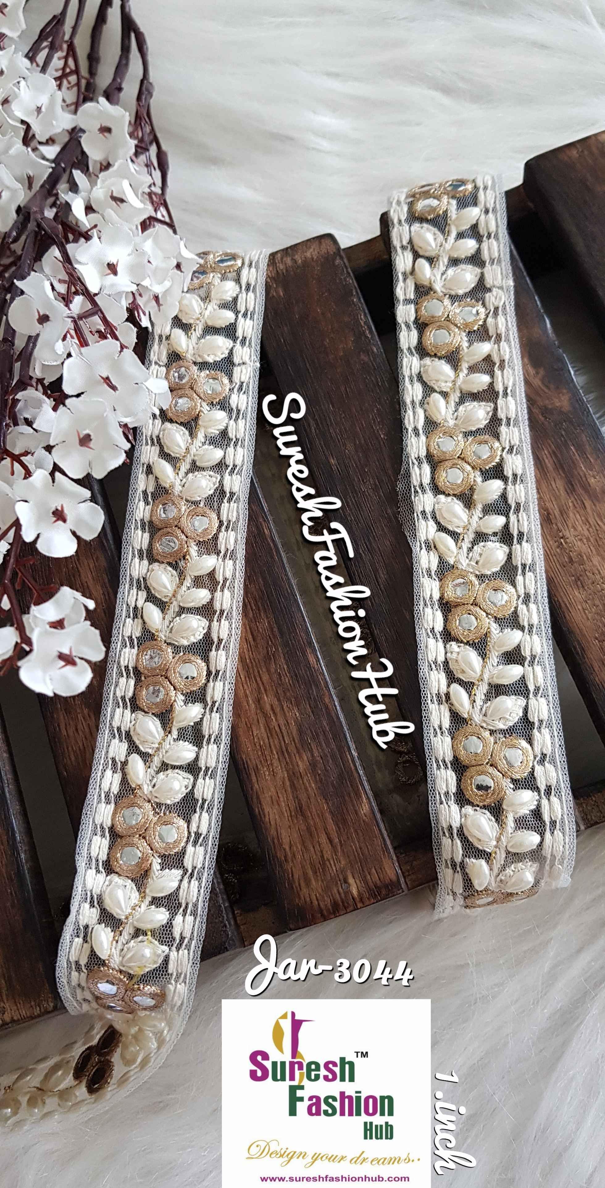 Golden Zari Embellished Trim