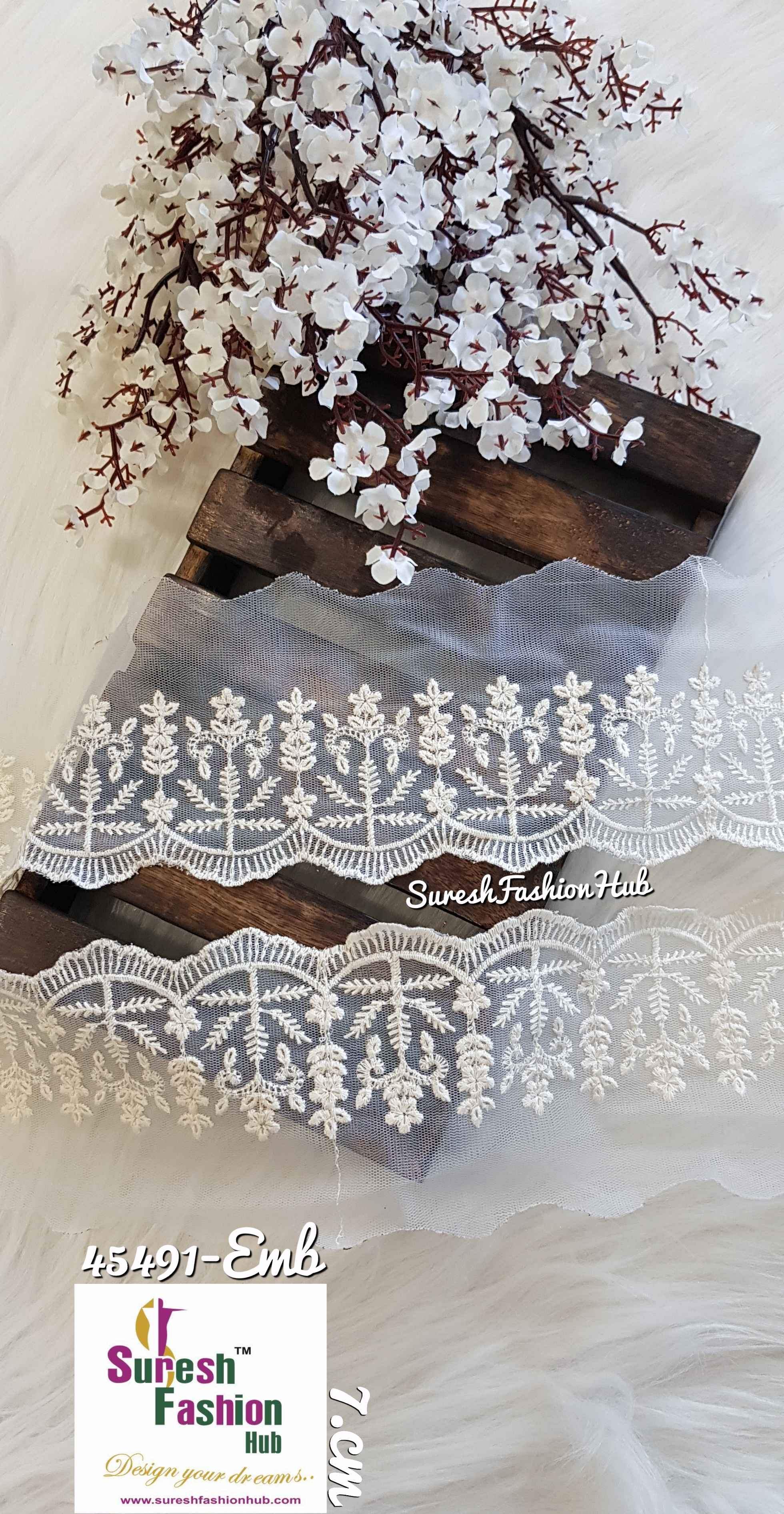 Indian Laces Embellishments Embroidery Saree Border Wholesale Silk Crafting Sewing Decorative Designer Ribbons #Blackborder  #Fancylaces #Decorativetrims #Embroideredborder #Sewingtrims #テープ #minne #lndianlaces #Sareeborder #アニー都城 #pasamanerías #pasamaneriasbordadas #Embellishments #可愛いマスク #Embroiderytrimmings #アクセサリー