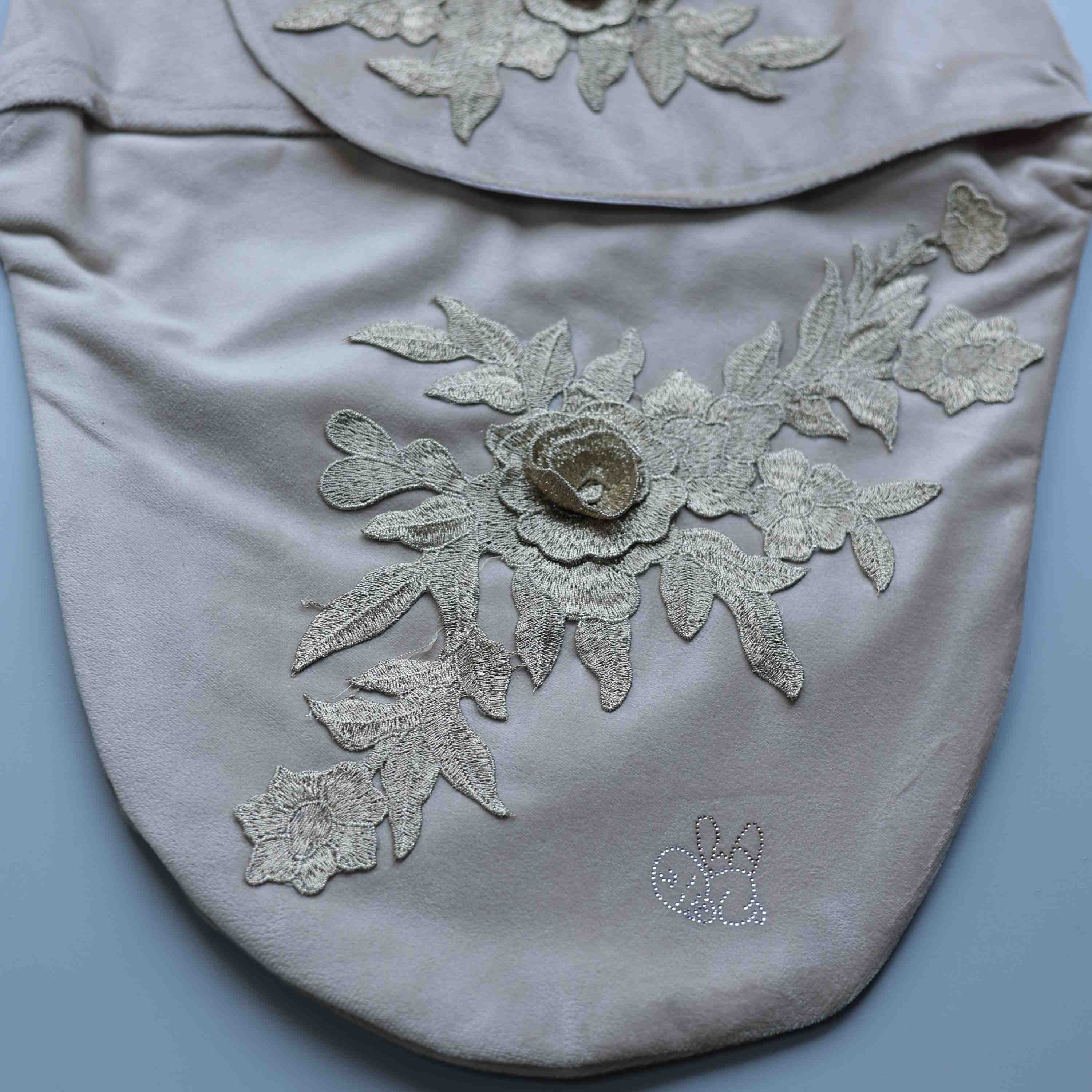 Golden Blossom Velour Swaddle Set