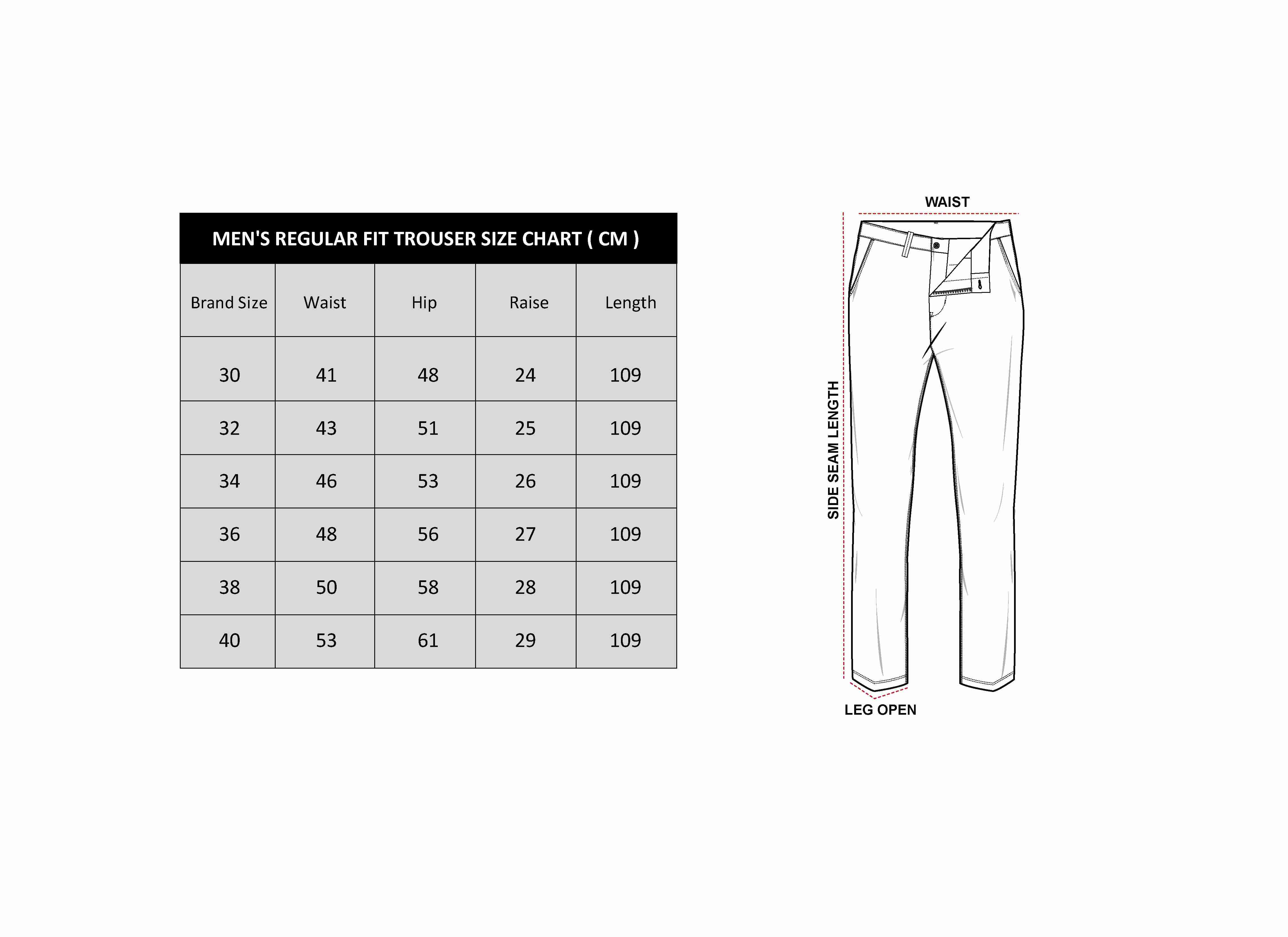 Swiss Club Mens Solid Comfort Fit 98% Cotton 2% Lycra Grey Fashion Trousers (T-SC-33 B-GRY-CF-LY_30INCH)
