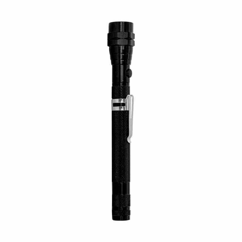 Telescopic TorchTOR3 Torch (Black, 18 cm)