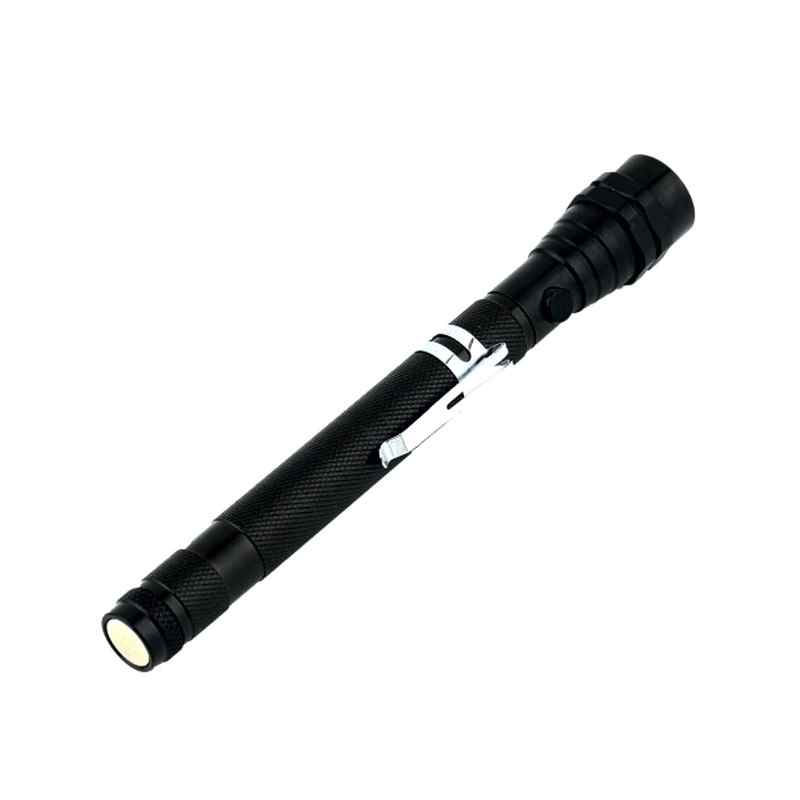 Telescopic TorchTOR3 Torch (Black, 18 cm)