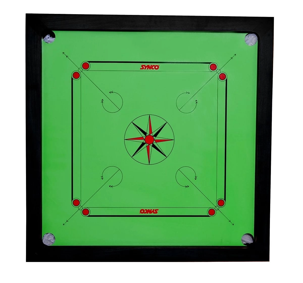 Synco | Synco Green carrom 2"x1.5" 8mm green 3Y+