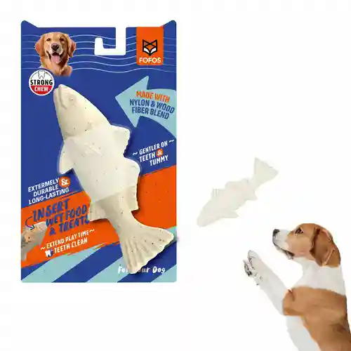 Barkbutler Fofos Durable Dog Chew Toy Cuttlefish