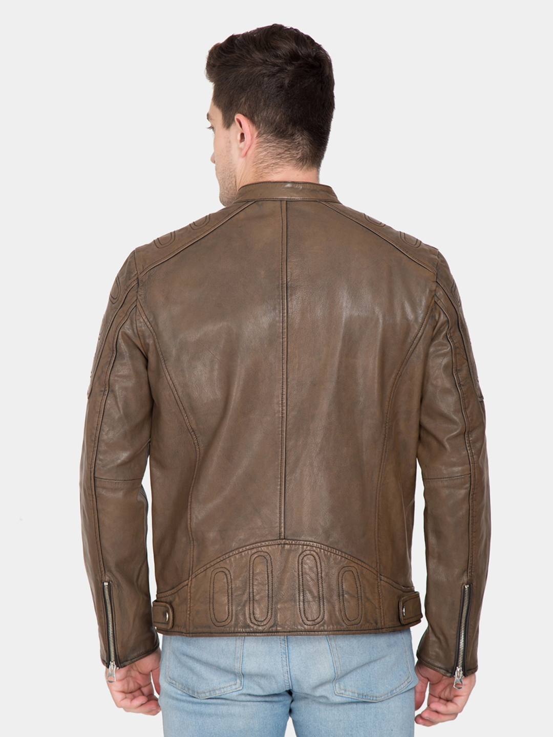 Justanned | JUSTANNED CAROB TAN LEATHER JACKET 3