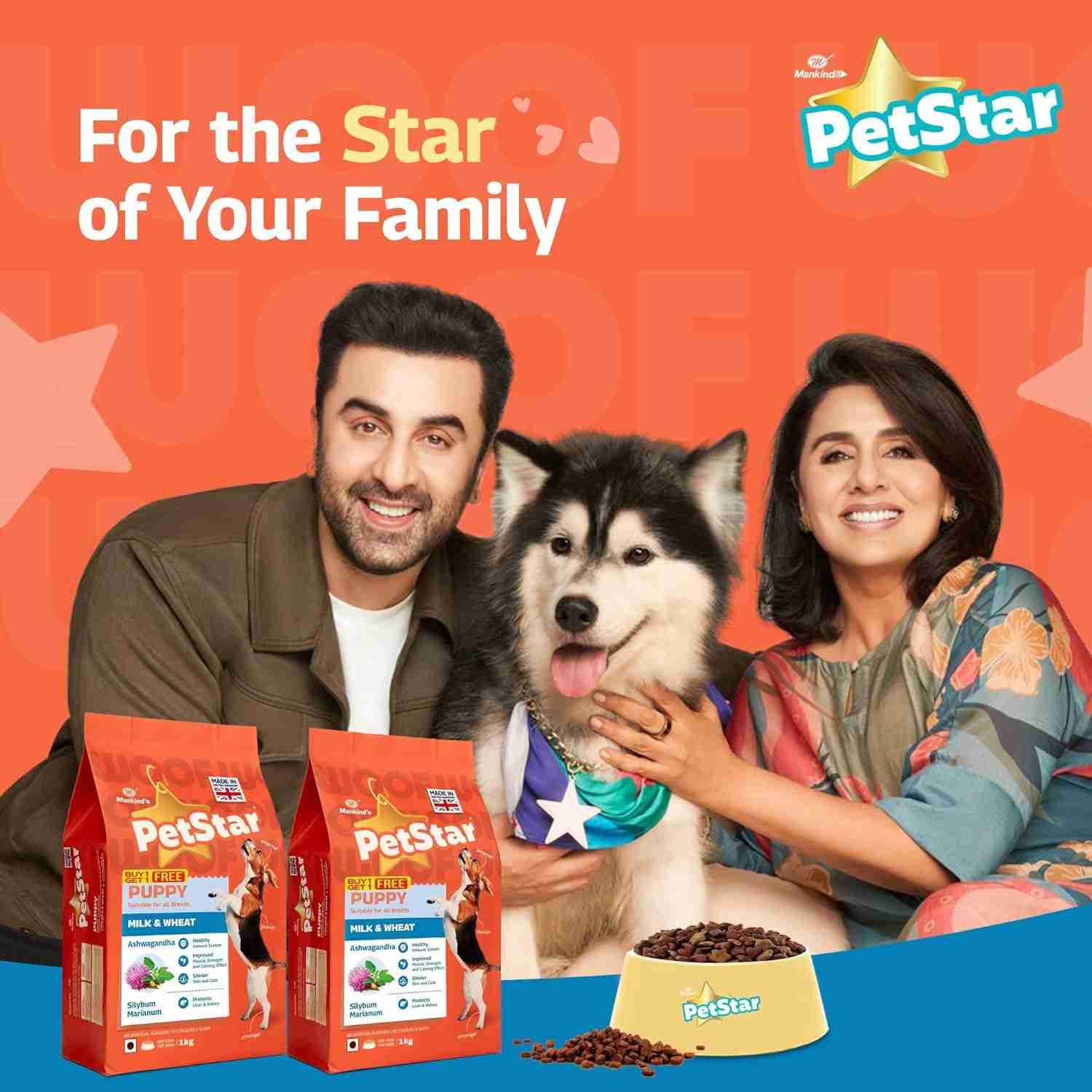 Petstar Puppy Milk and Wheat 1kg – (Best Before Mar’26)