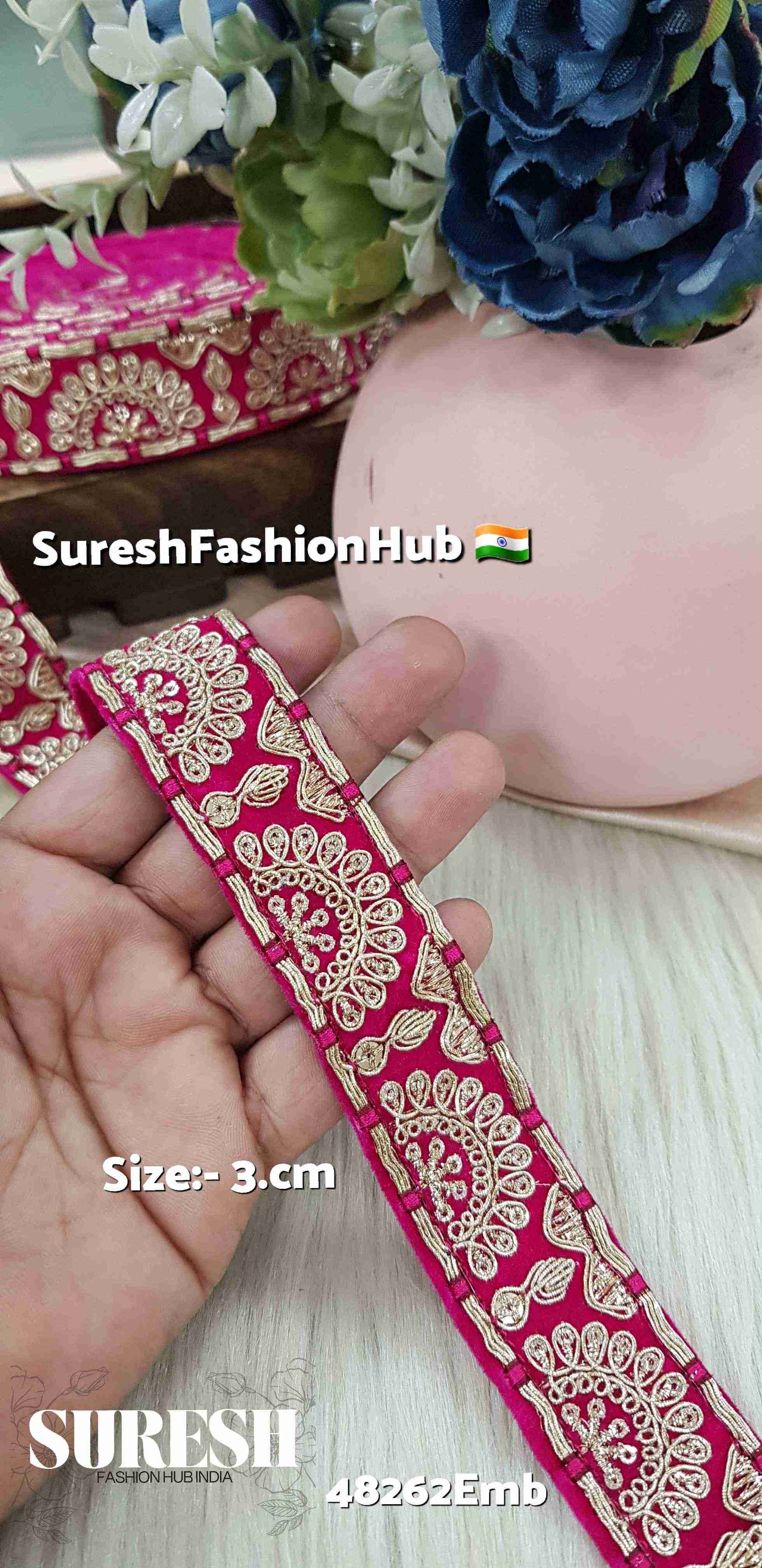 Rani Embroidery Velvet Lace