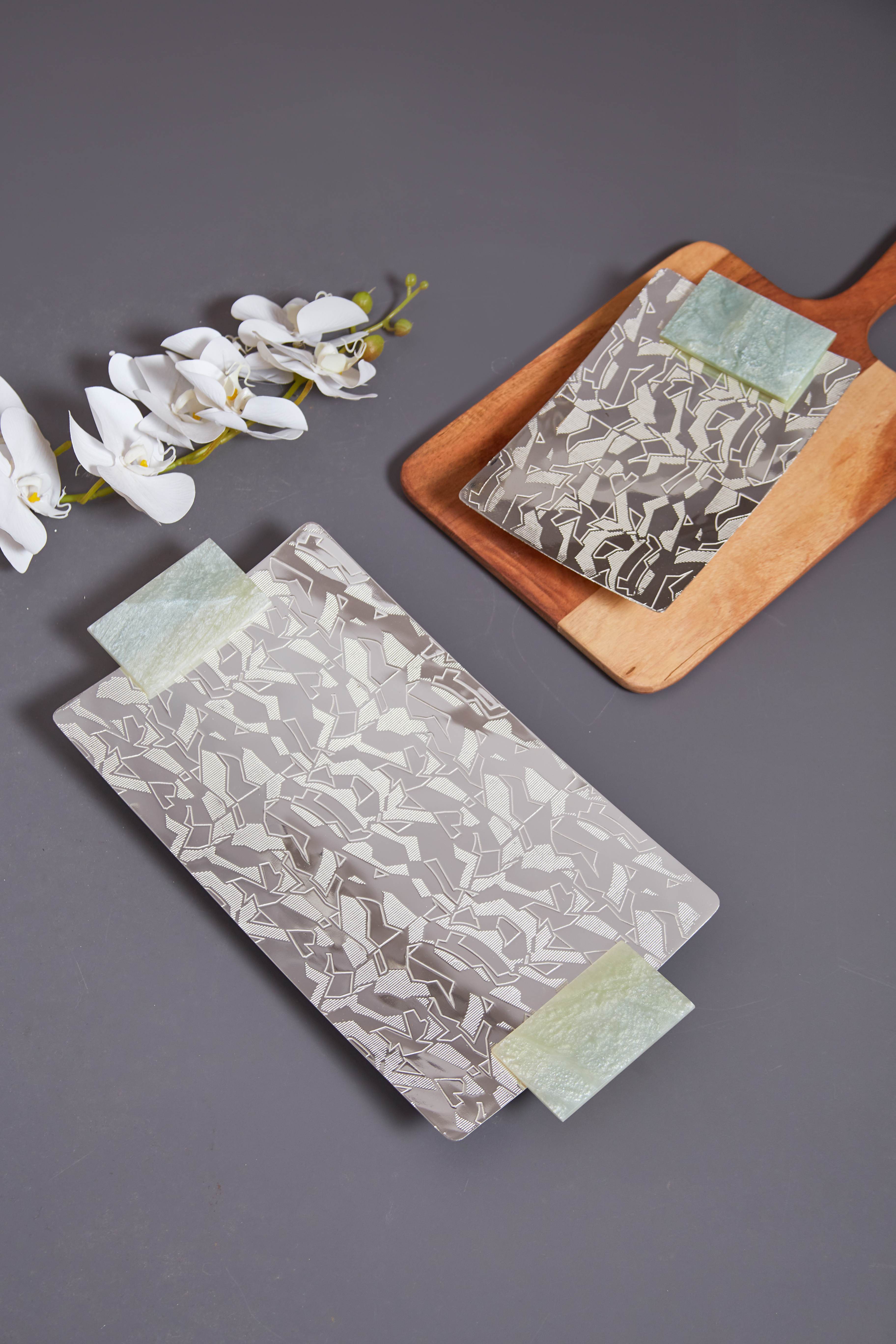 Modern rectangle platters