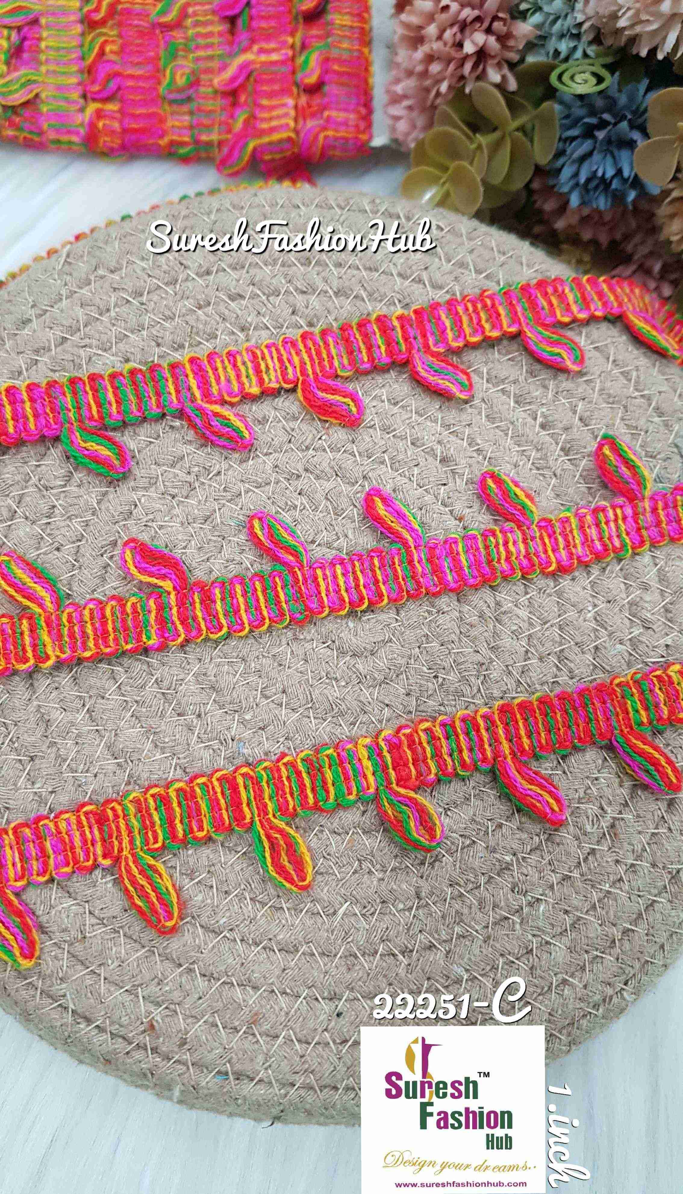 Furry Fringes  Multi Mix  Trim