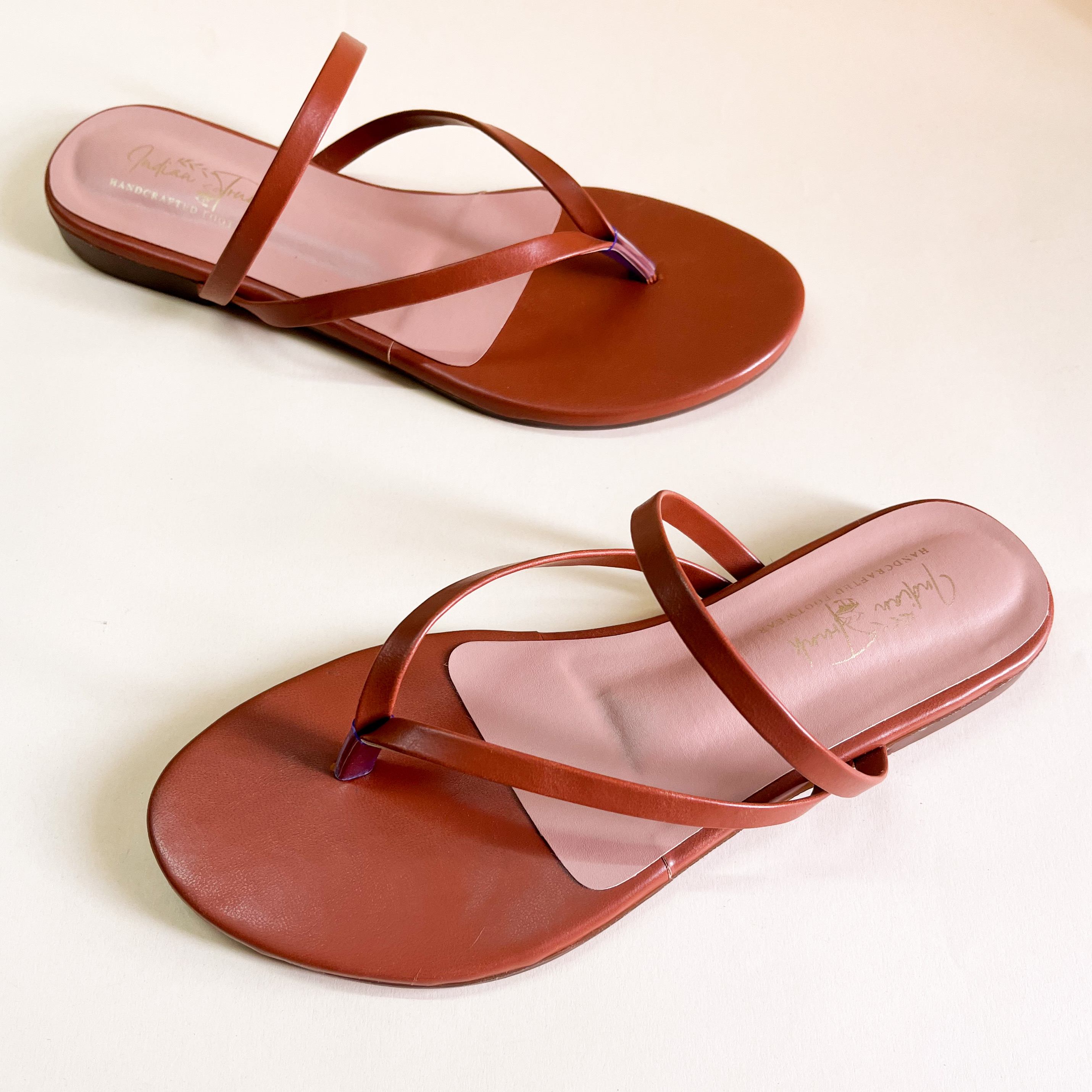 SunSway V Strap Flat Sandals