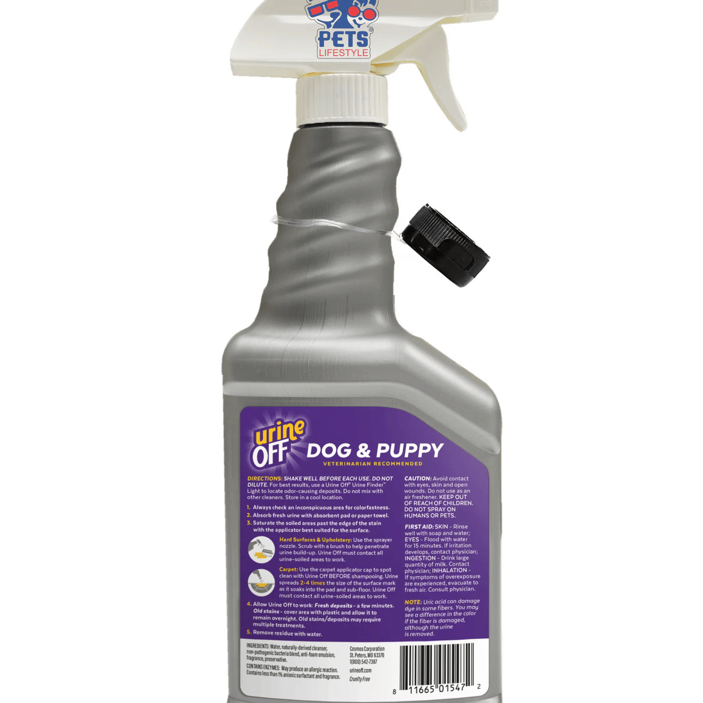 Urine Off Odour & Stain Remover Spray for Dog & Puppy