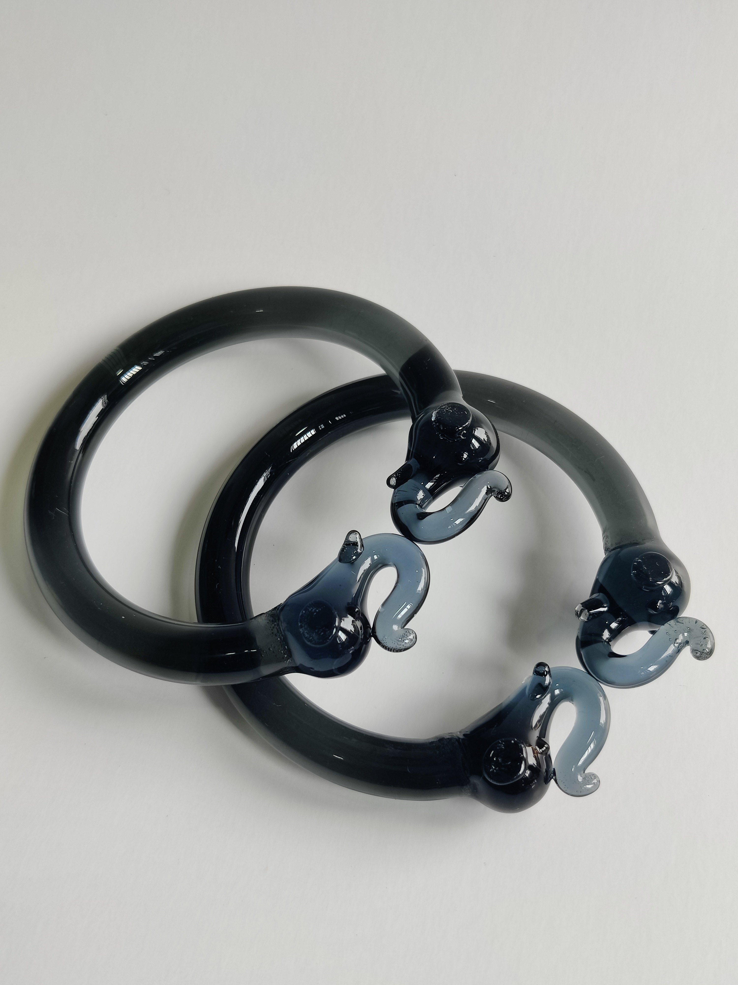 Elephant Bangle Smoke
