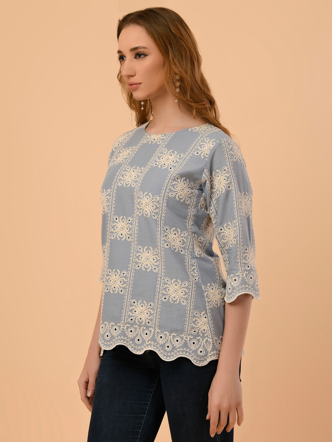ALBION SMART LADIES B (SKY) TOP