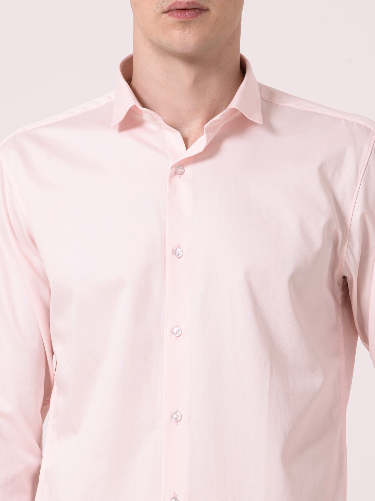 Albion Mens Light Pink Formal Shirt