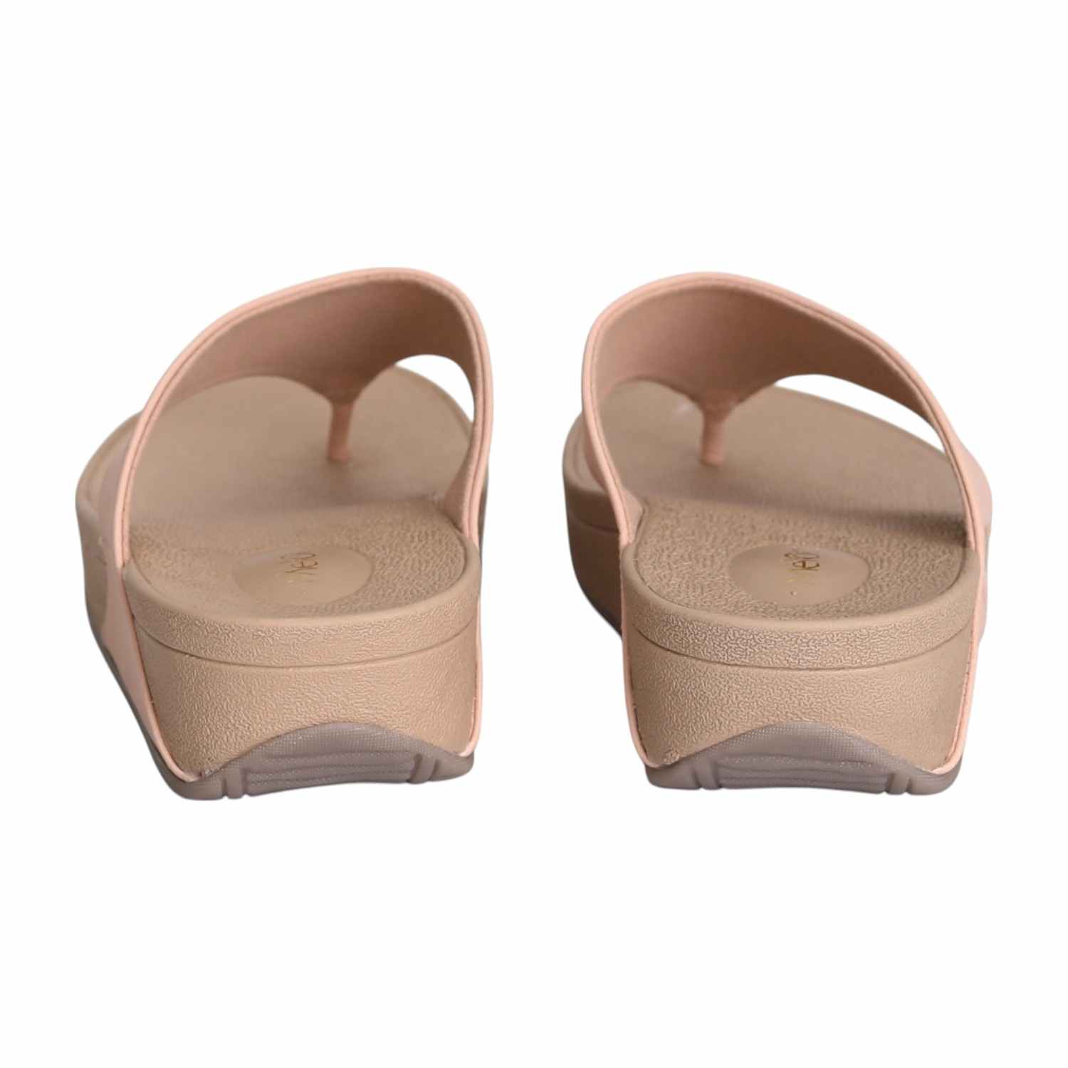 Women Peach Comfort Thong Slip-ons