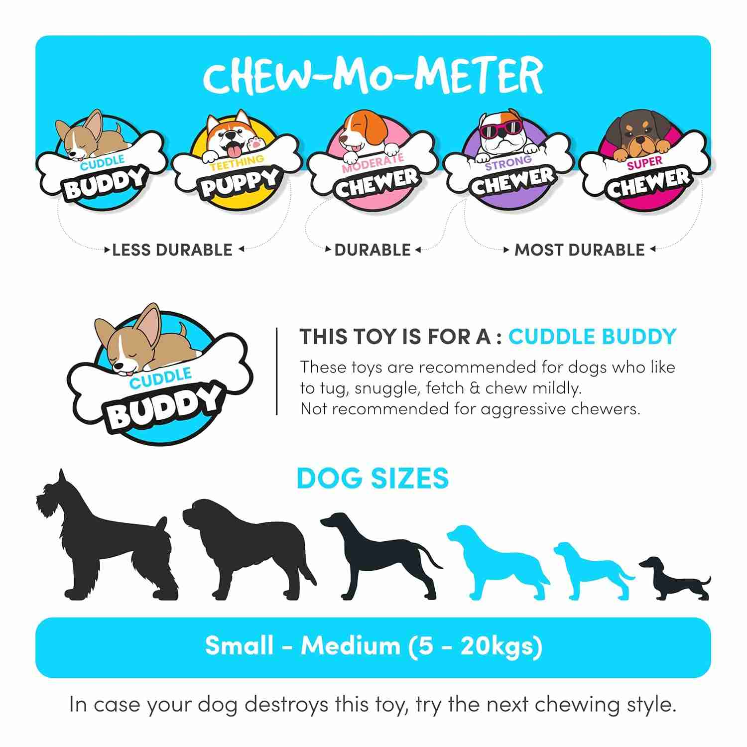 Barkbutler Fofos Hide And Seek Plush Rope Toy for Dogs