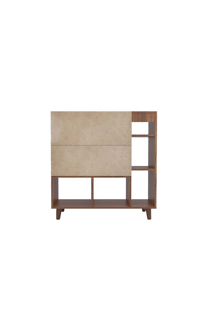 Brogan 2 Door Shoerack | Footwear Organizer - Leon Teak
