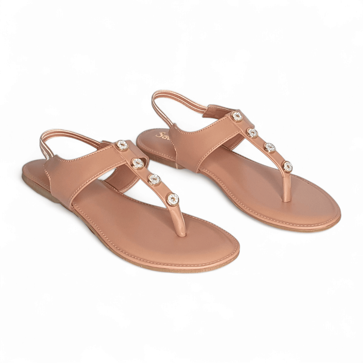 Sawadi Stylish Women’s Pink Flat Sandals | Comfortable & Trendy Daily Wear Footwear