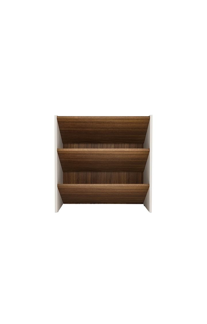 neudot Ofeach Open shelf Engineered Wood Shoerack | Footwear Organizer|shoe stand |3 shelves Slipper Sandals stand | Wooden Shoe Rack For Home & Office - (Finish Color - Leon Teak, Knock Down)