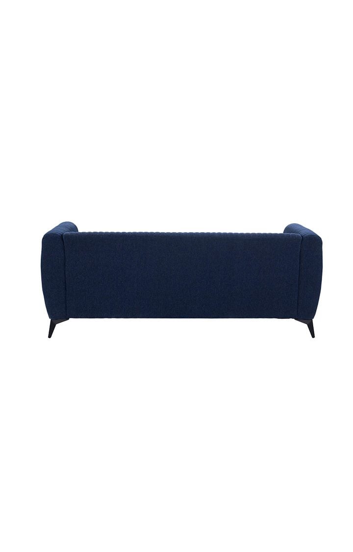neudot Diva Sofa for Living Room |3 Persons Sofa|Premium Fabric with Cushioned Armrest | Solid Wood Frame|3 Seater in Cobalt Blue Color