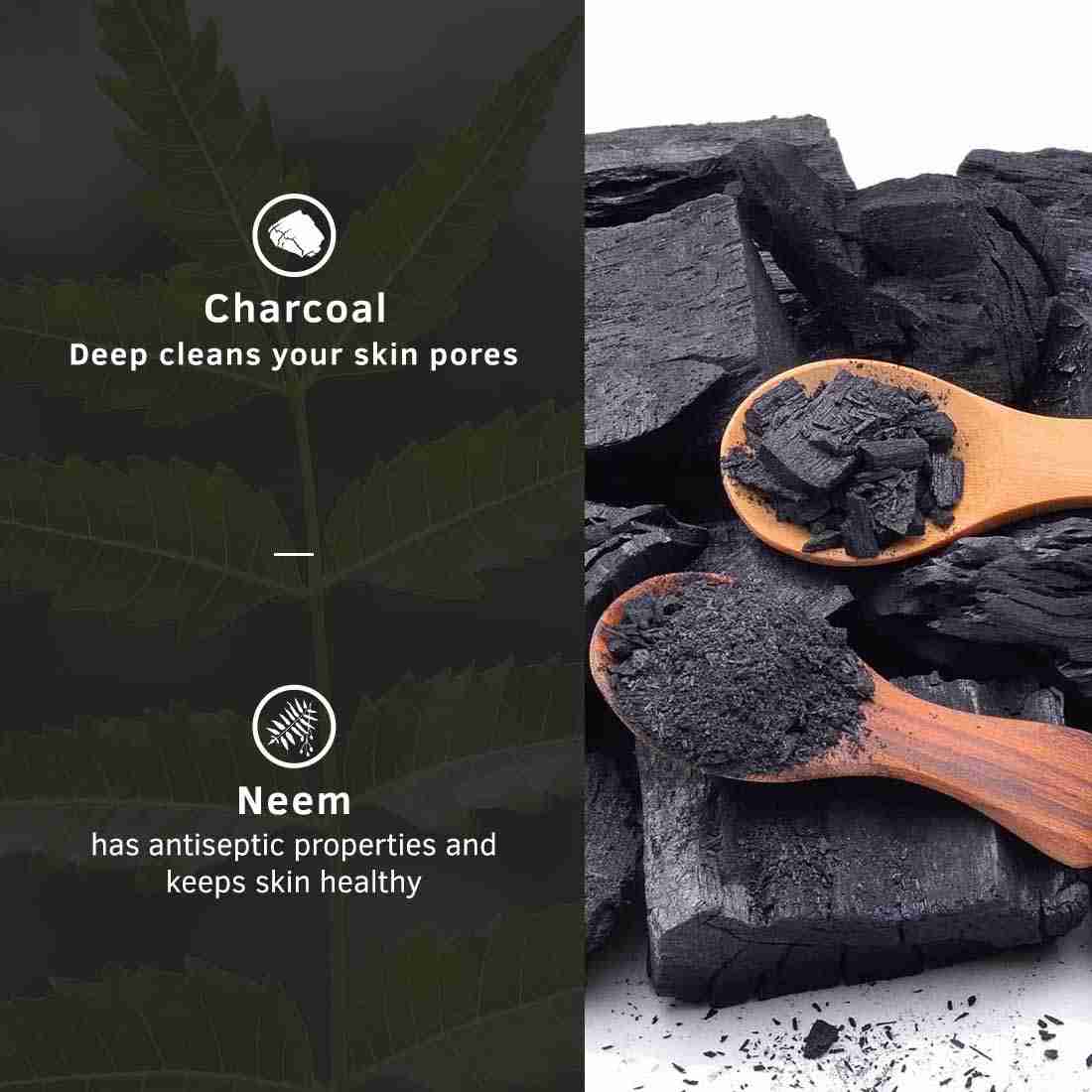 Ustraa Face Wash- Neem & Charcoal 200 g , De Tan Cream 50 g & Face Mask Oily Skin 125 g