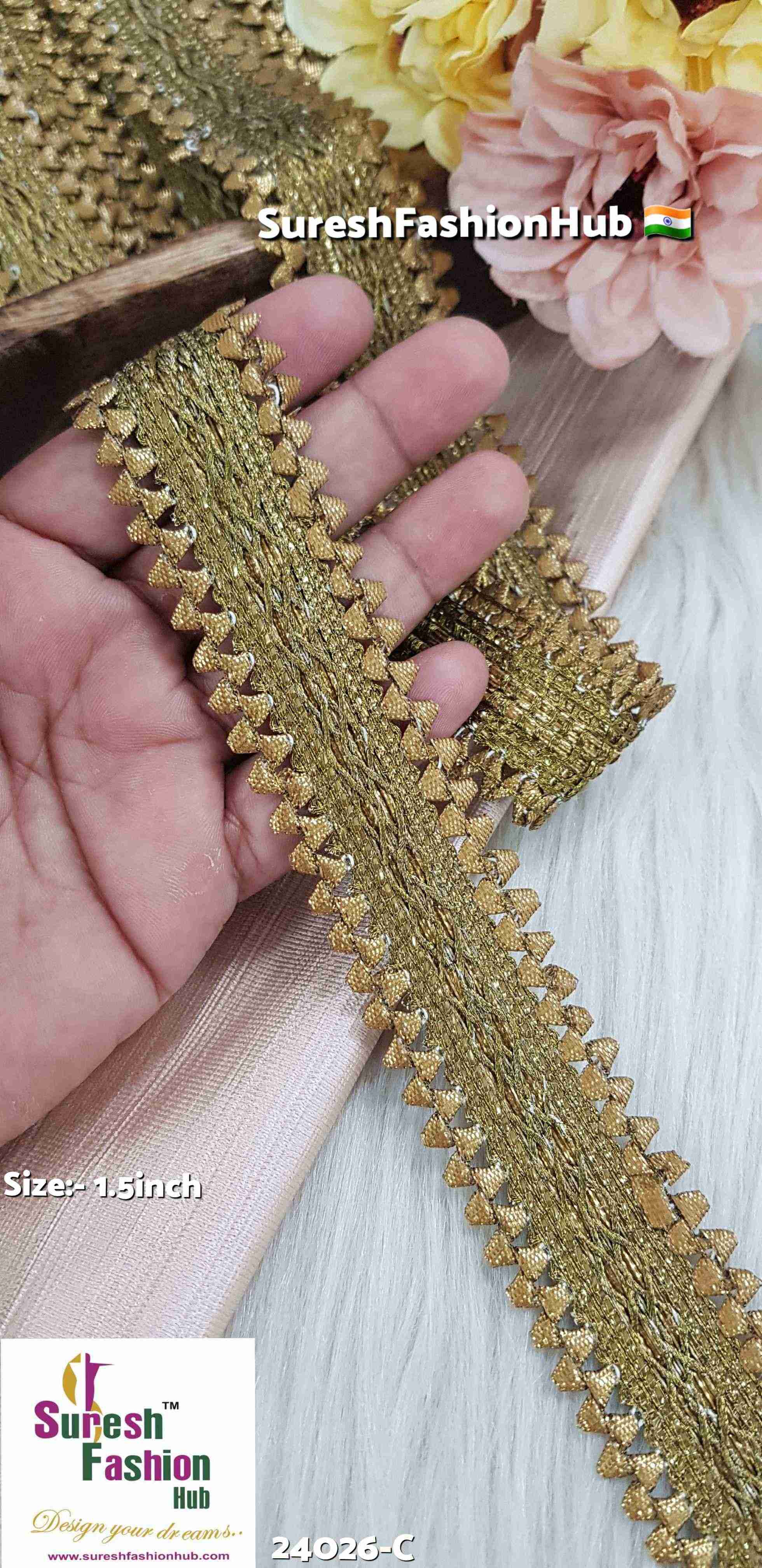 Matt Samosa Jhalar Lace