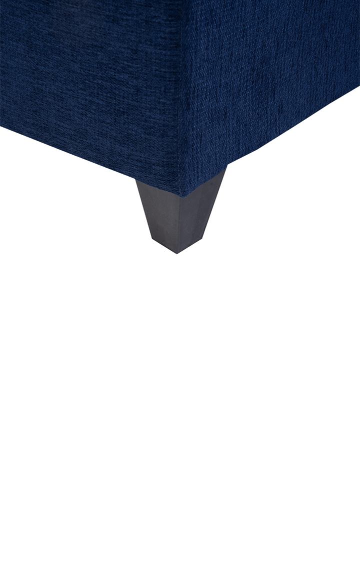 neudot Saya RHS Sectional Sofa for Living Room |4 Person Sofa| Premium Fabric with Cushioned Armrest | 12 Months Warranty| Solid Wood Frame| 4 Seater in Saya Duo Blue Color DIY(Do-It-Yourself)
