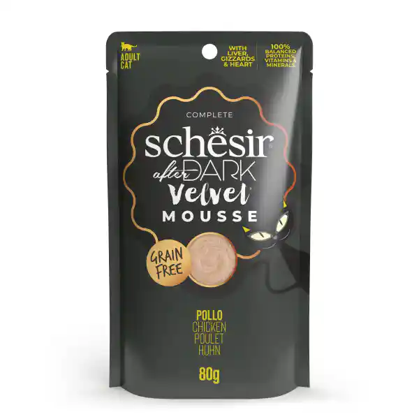 Schesir Cat After Dark Velvet Mousse Chicken, 80g