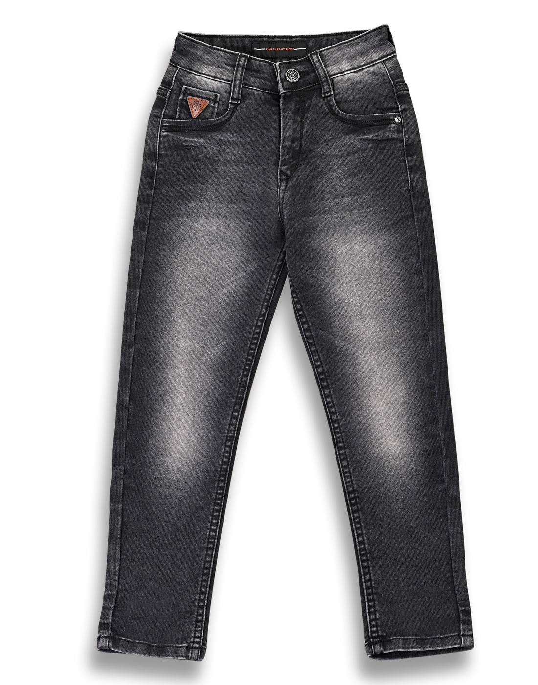 Tadpole | Tadpole Boy's Black Denim Solid Jeans 0