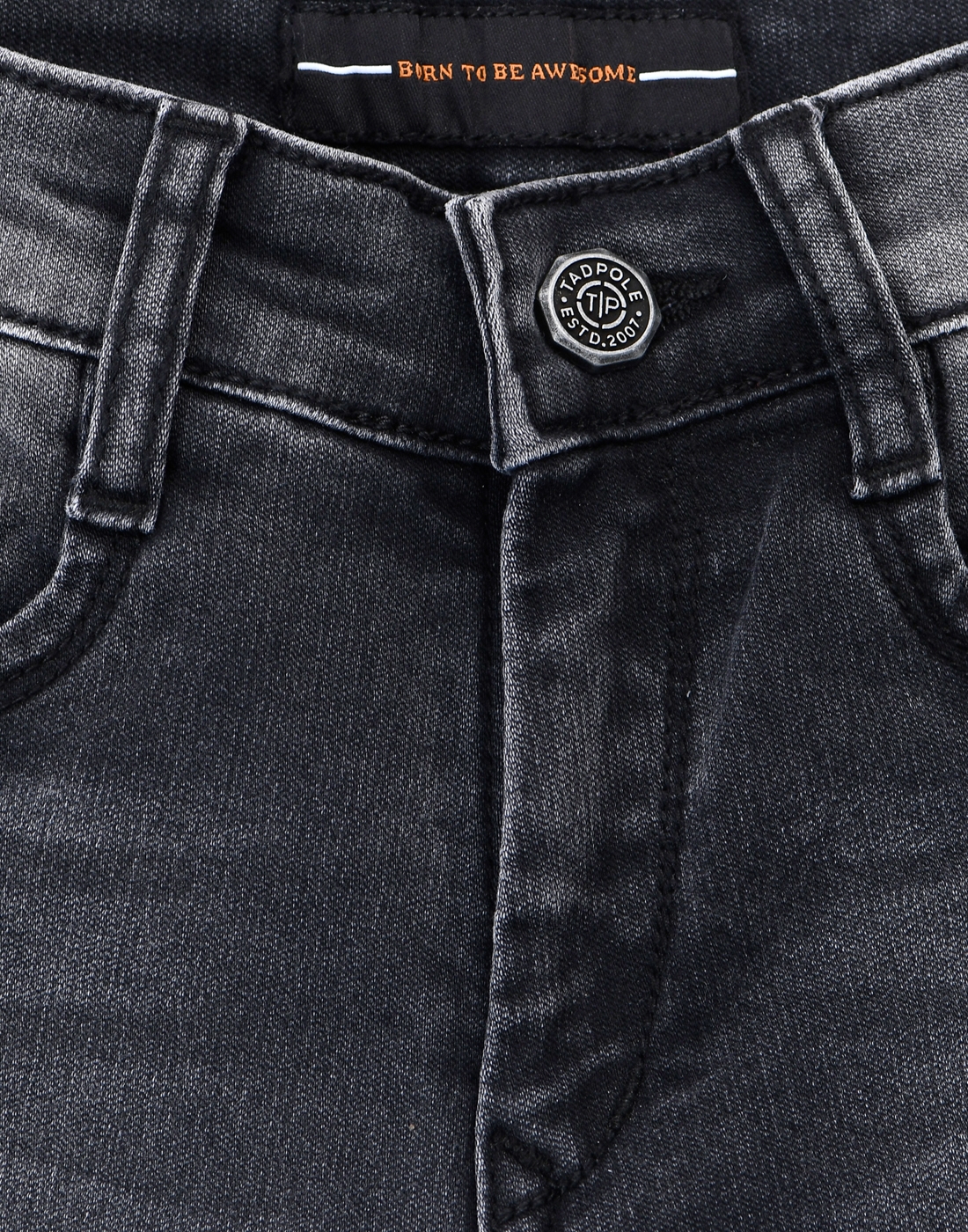 Tadpole | Tadpole Boy's Black Denim Solid Jeans 2