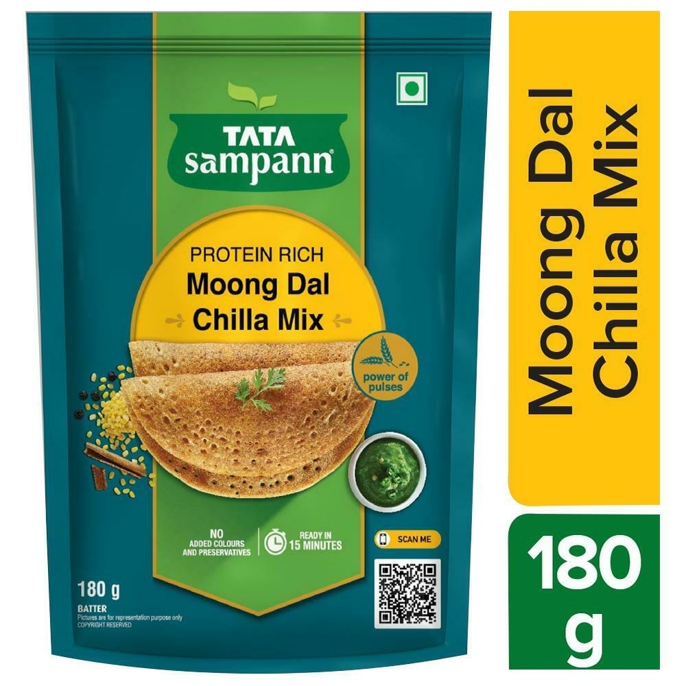 Tata Sampann Moong Dal Chilla Mix 180 G