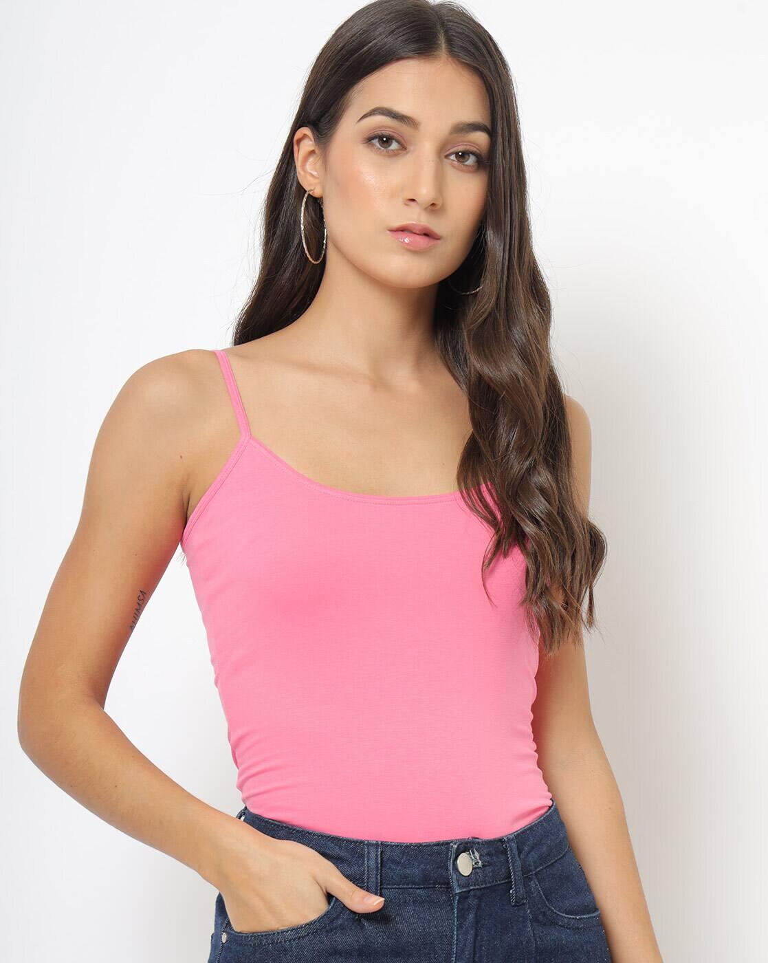Strappy Scoop-Neck Camisole