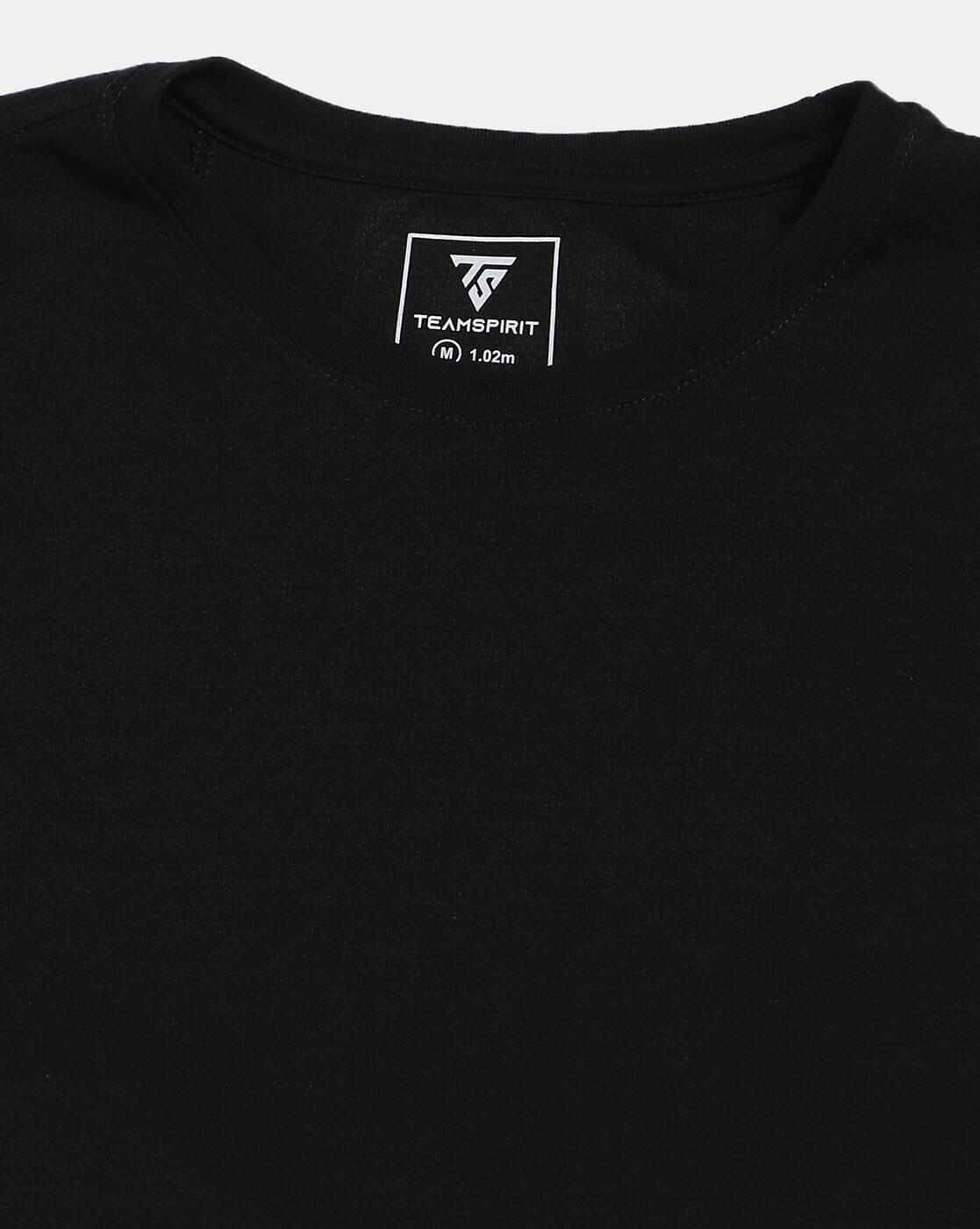 Teamspirit | Men Popcorn Pattern Regular Fit Crew-Neck T-Shirt|4