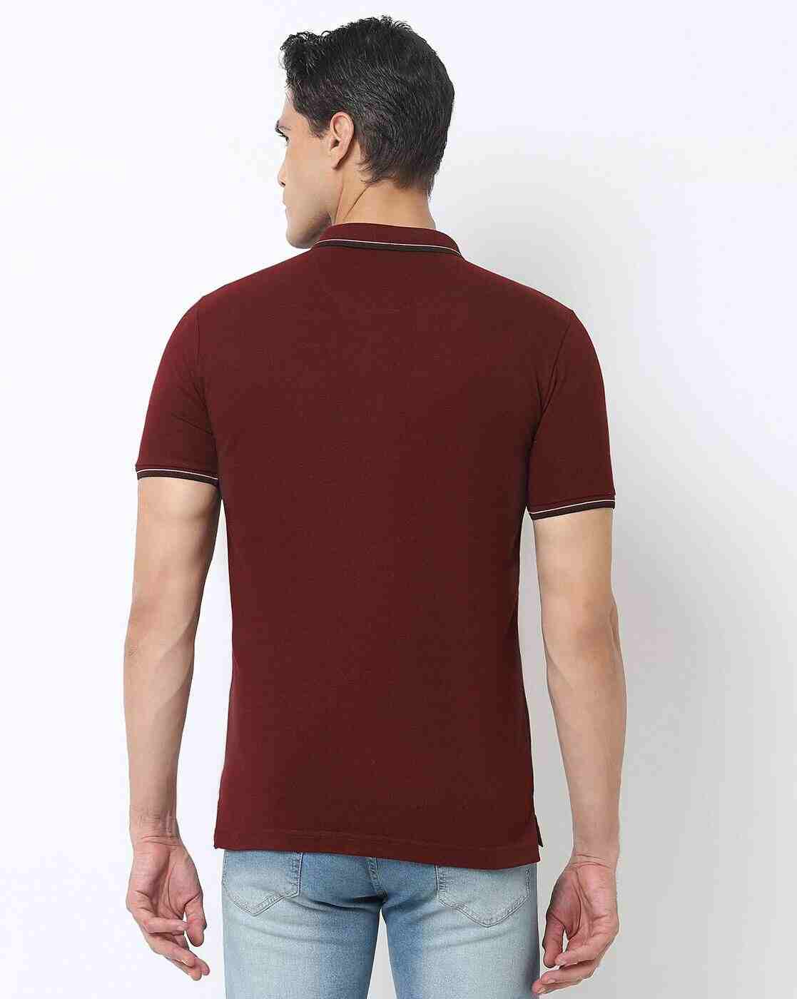 Teamspirit | Regular Fit Polo T-Shirt with Brand Print|2