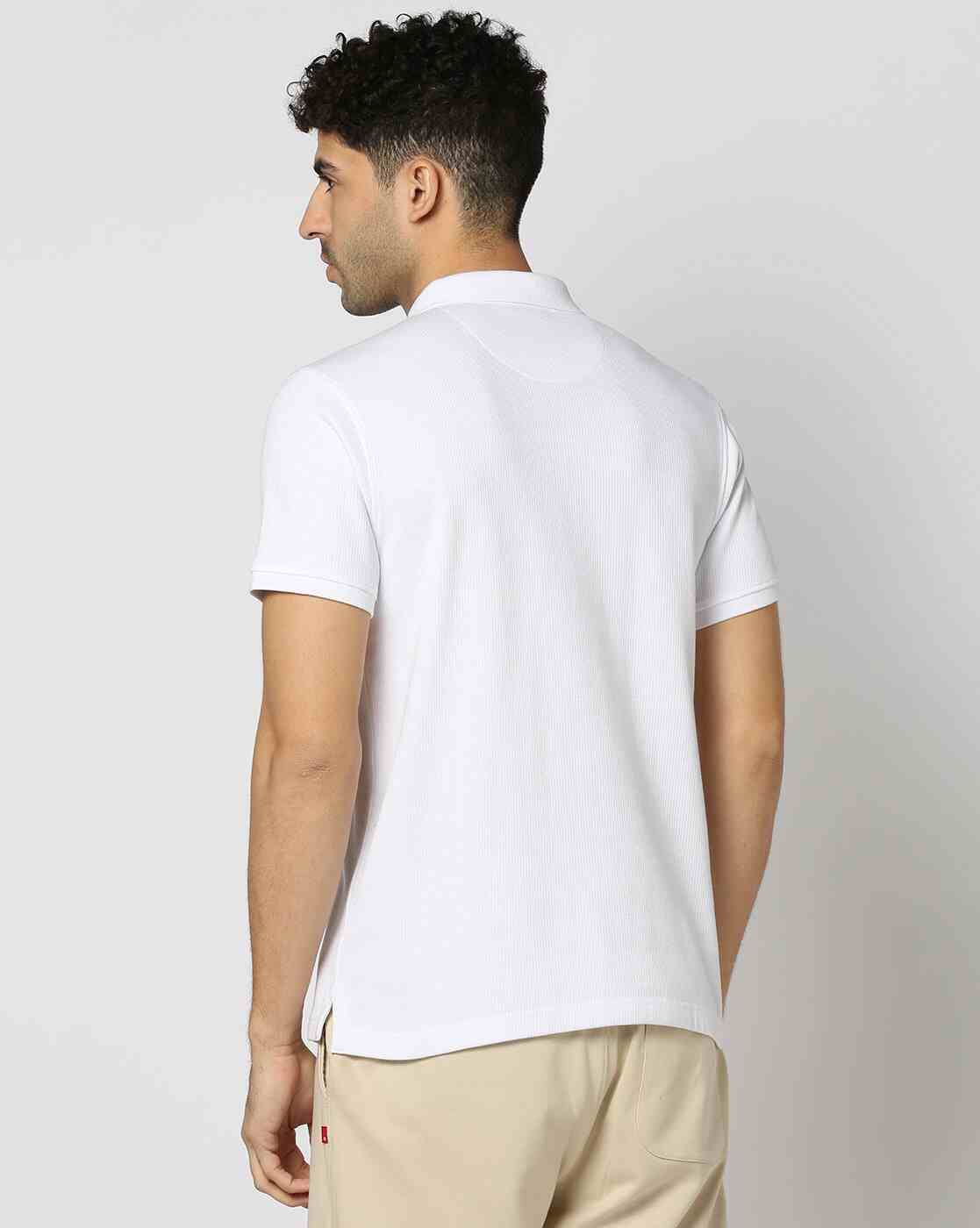 Teamspirit | Men Ribbed Regular Fit Polo T-Shirt|2