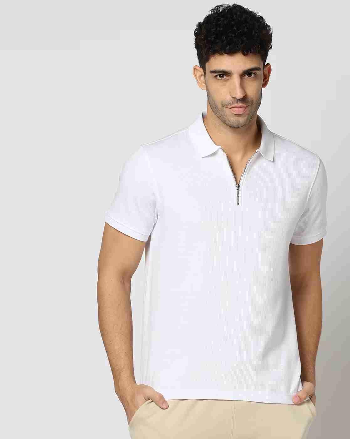 Teamspirit | Men Ribbed Regular Fit Polo T-Shirt|3