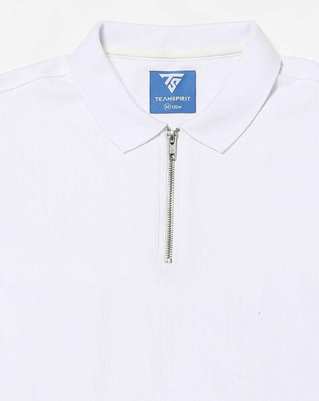Teamspirit | Men Ribbed Regular Fit Polo T-Shirt|5