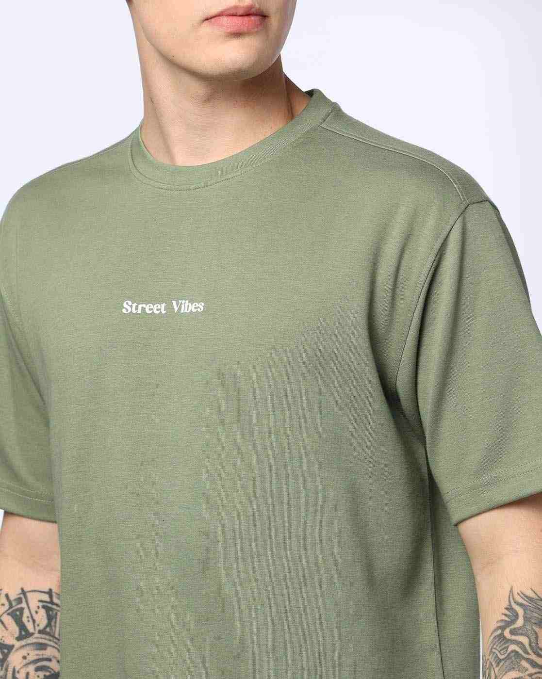 Teamspirit | Men Printed Boxy Fit Crew-Neck T-Shirt|4