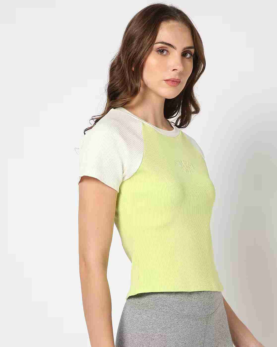 Teamspirit | Women Ribbed Round-Neck T-Shirt|1