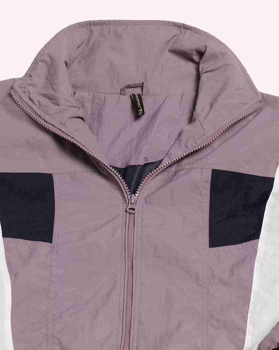 Teamspirit | Women Colourblock Regular Fit Crop Track Jacket|4