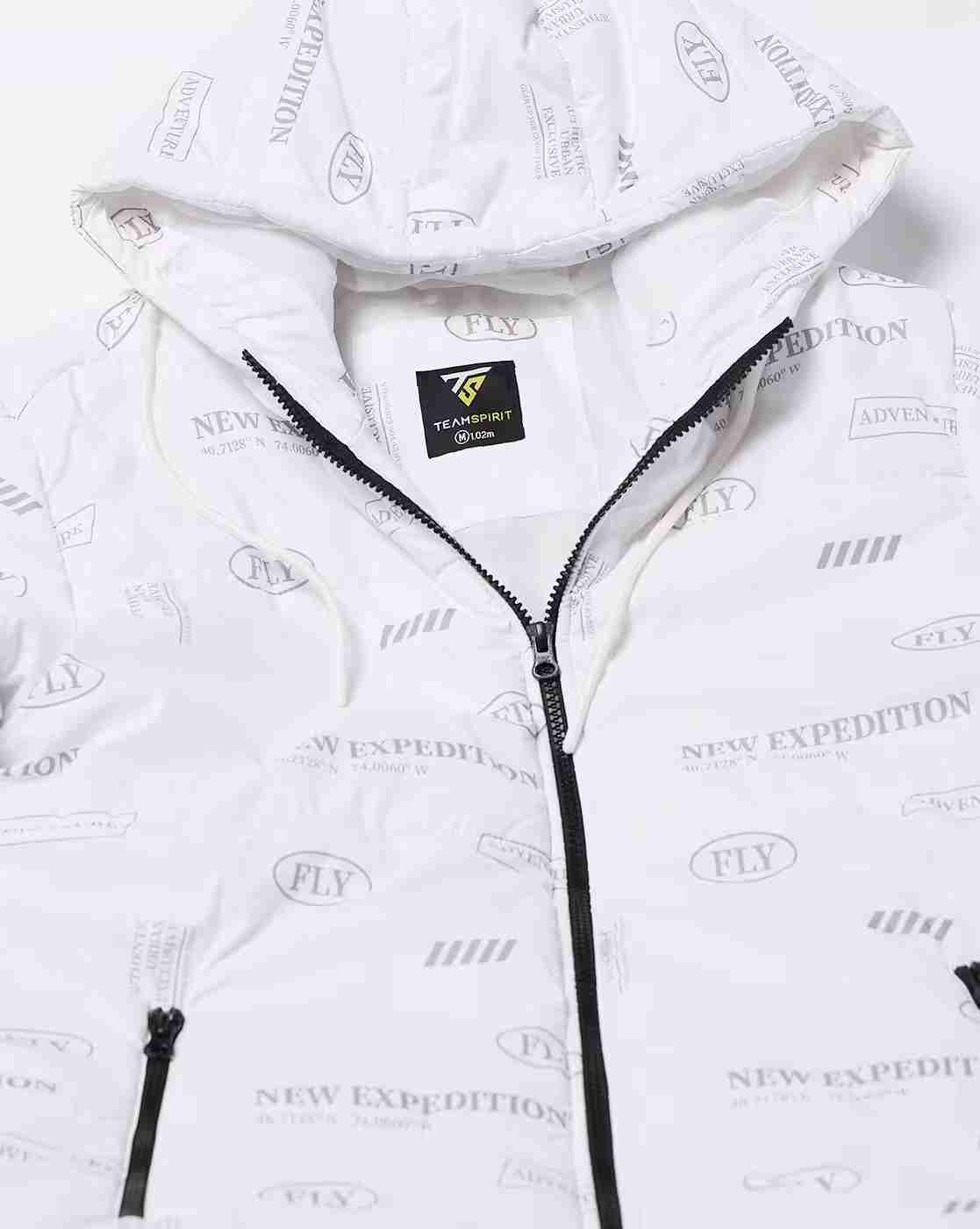 Teamspirit | Men Typographic Print Regular Fit Hoodie|4