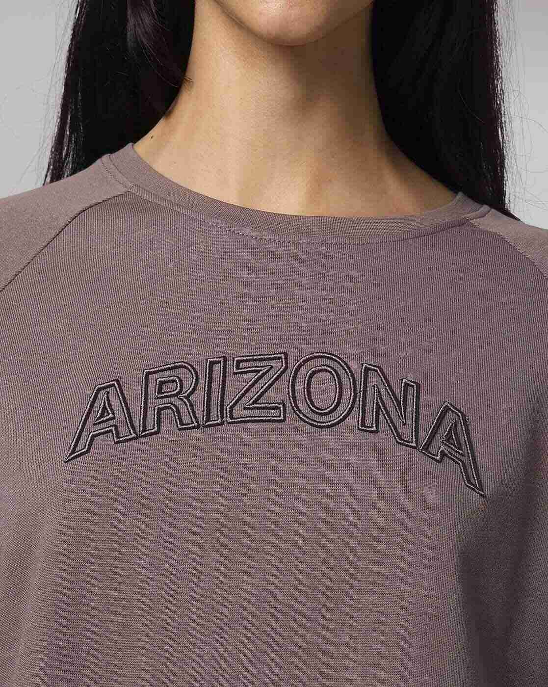 Teamspirit | Women Embroidered Boxy Fit Round-Neck Crop T-Shirt|3