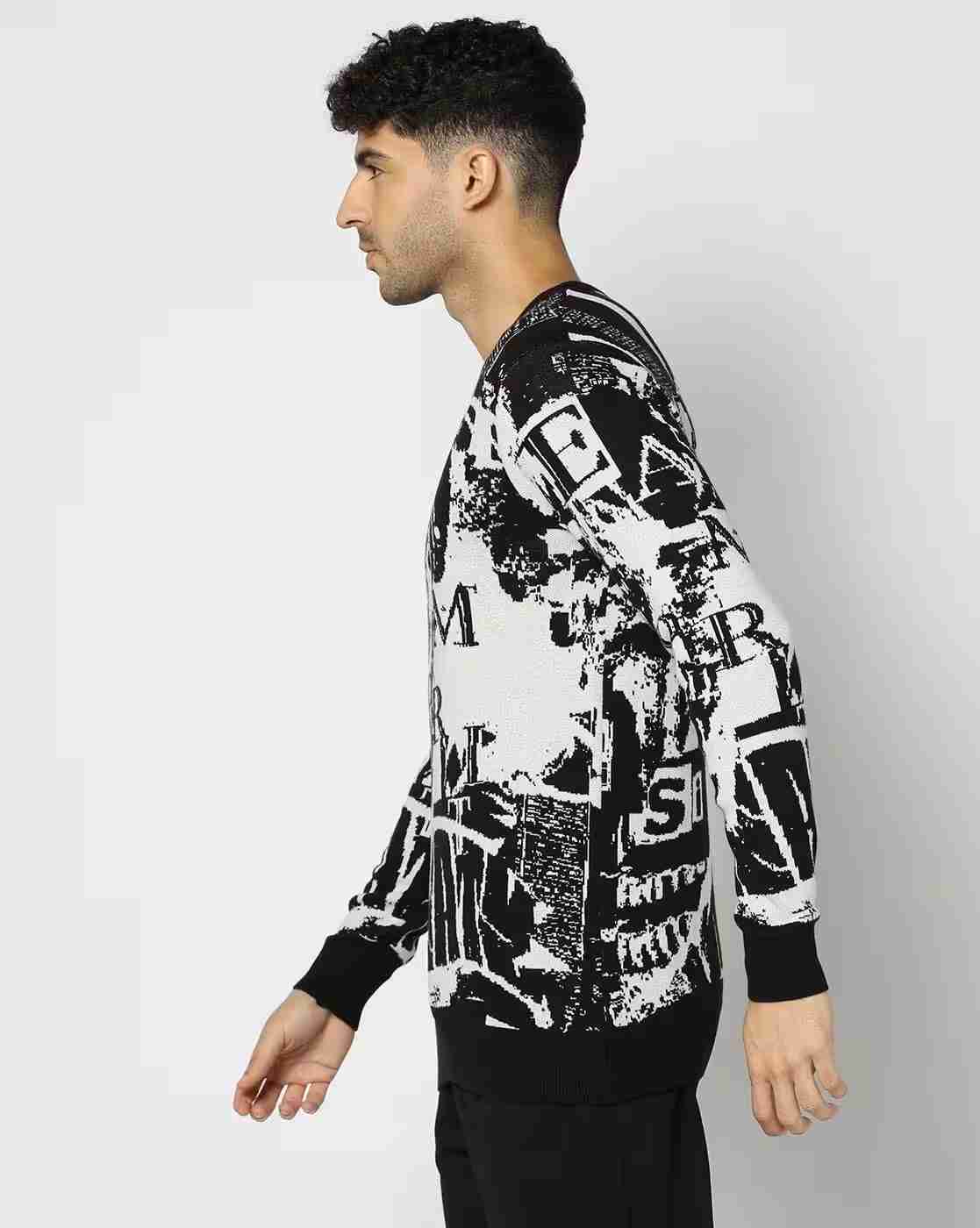 Teamspirit | Men Printed Regular Fit Crew-Neck T-Shirt|1