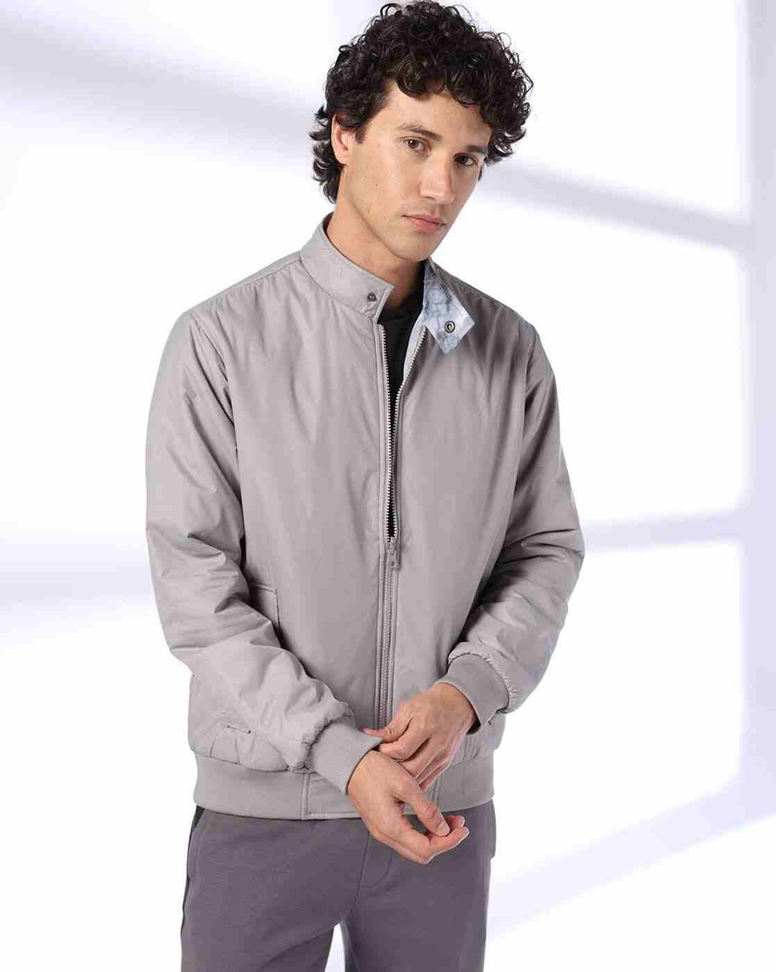 Teamspirit | Men Printed Regular Fit Reversible Jacket|0