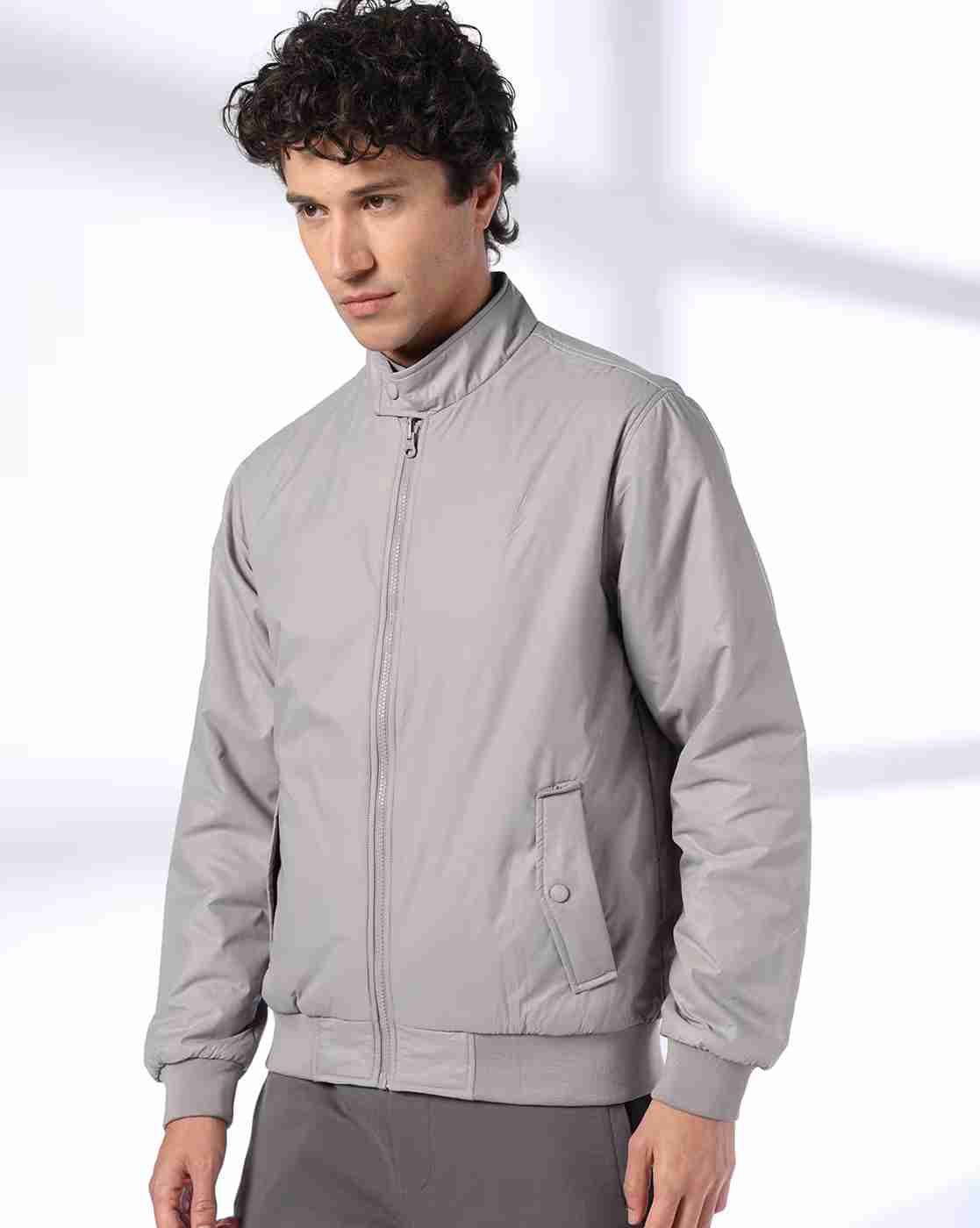 Teamspirit | Men Printed Regular Fit Reversible Jacket|3